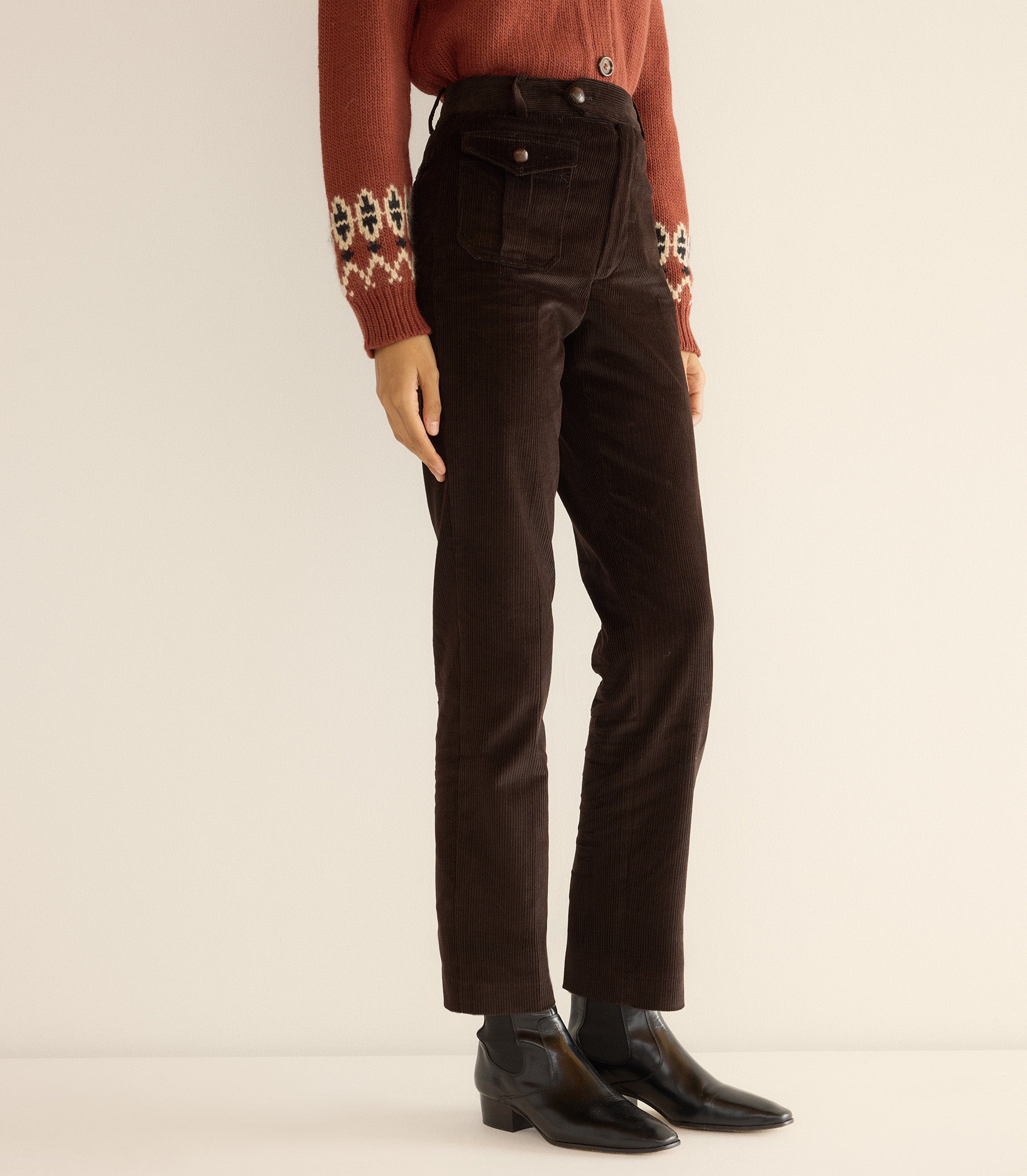 HARTFIELD PANT -- CAVIAR view 2

