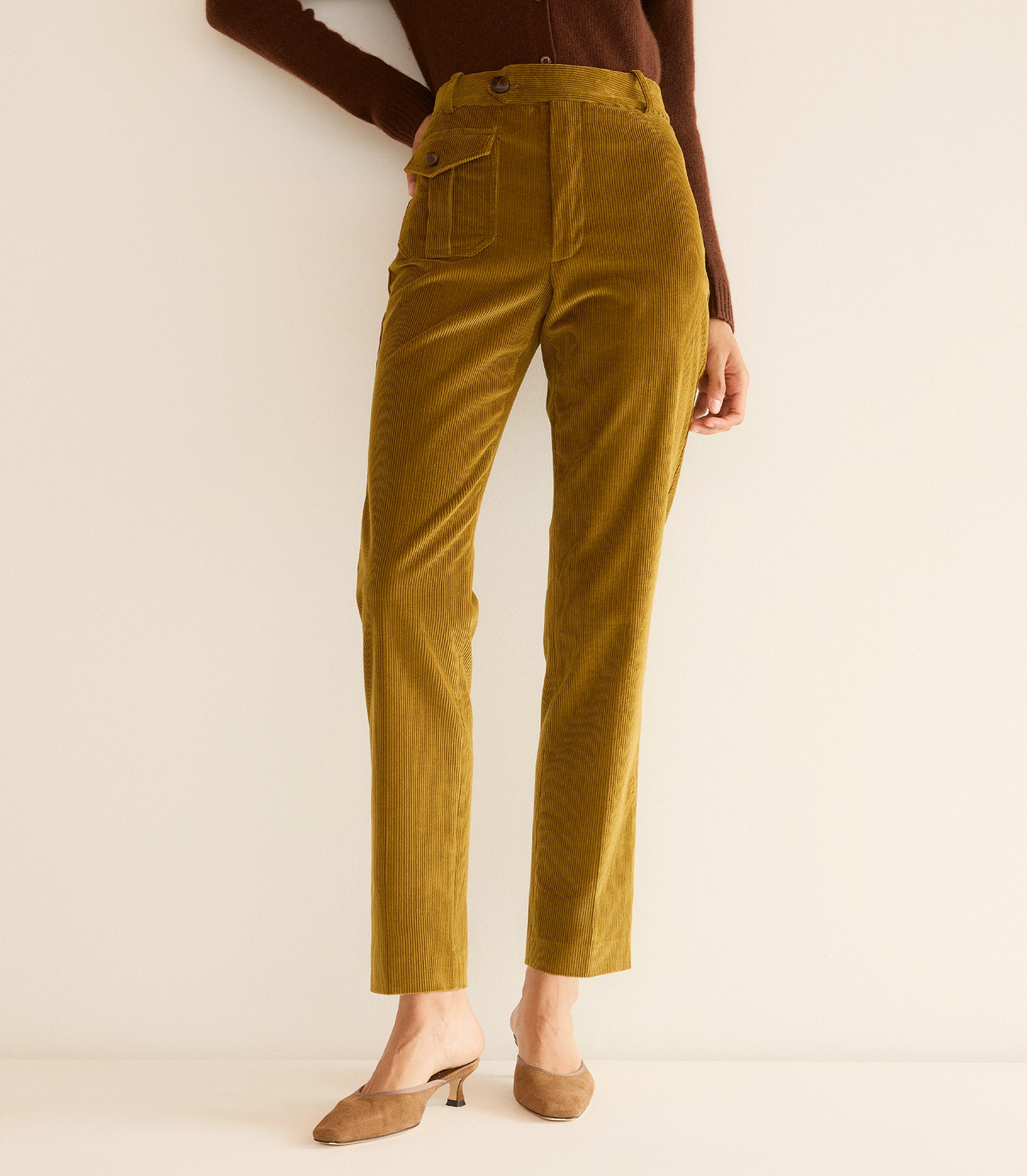 HARTFIELD PANT -- FRENCH OLIVE view 1
