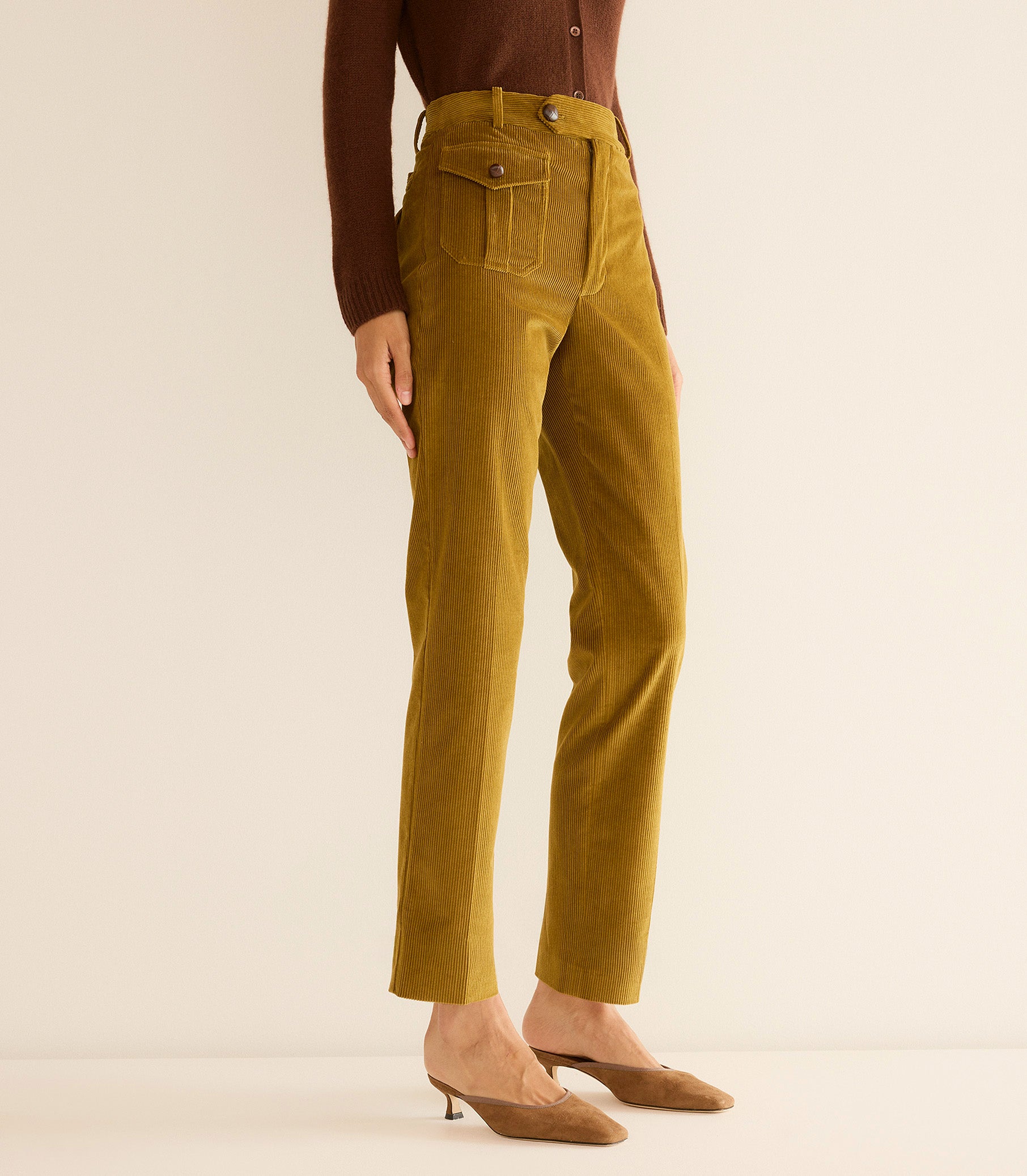 HARTFIELD PANT -- FRENCH OLIVE view 2
