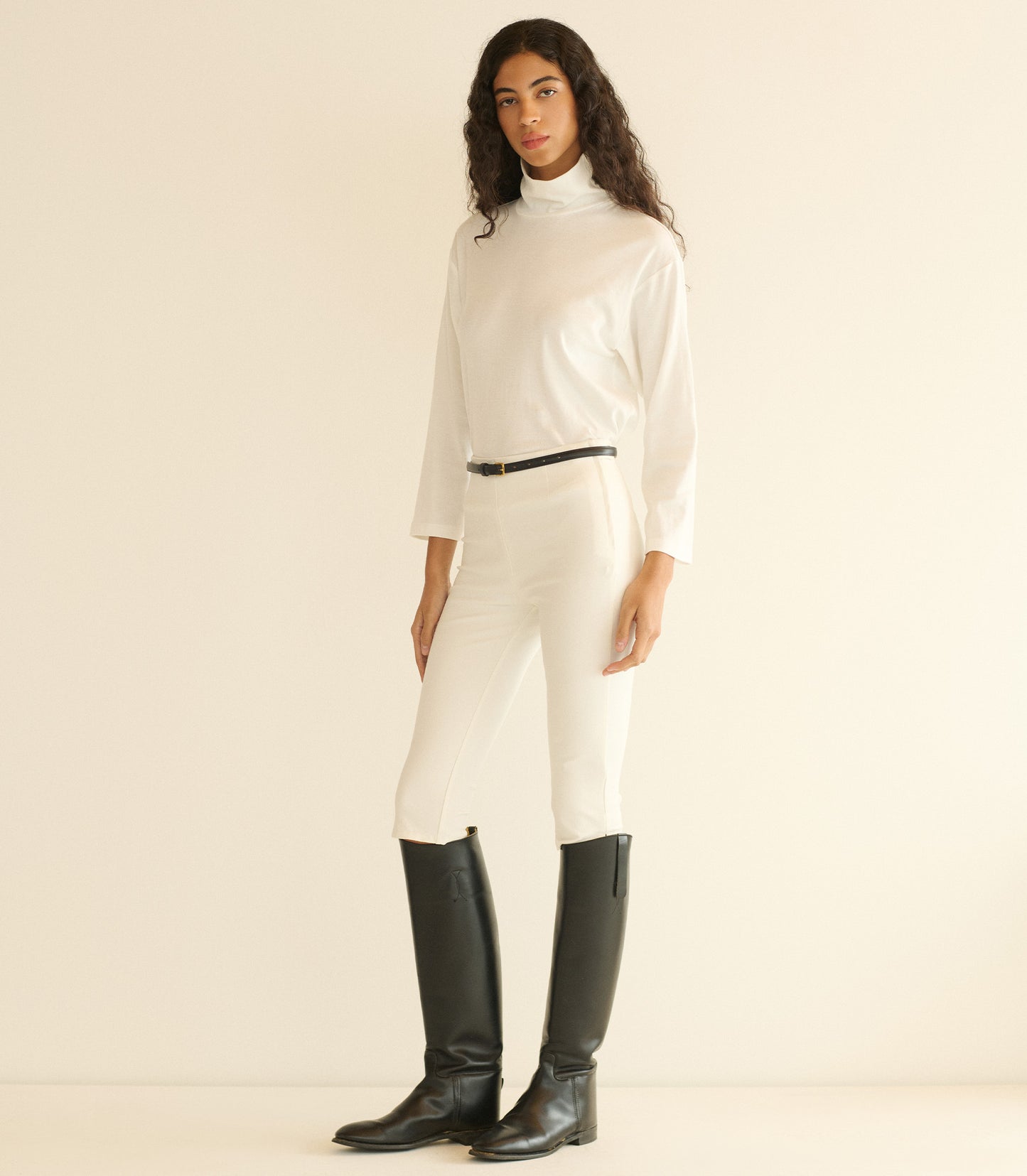 HAWTHORN TURTLENECK -- SALT