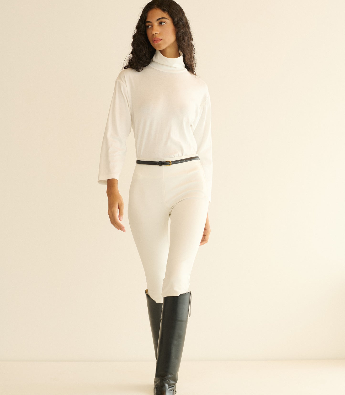 HAWTHORN TURTLENECK -- SALT