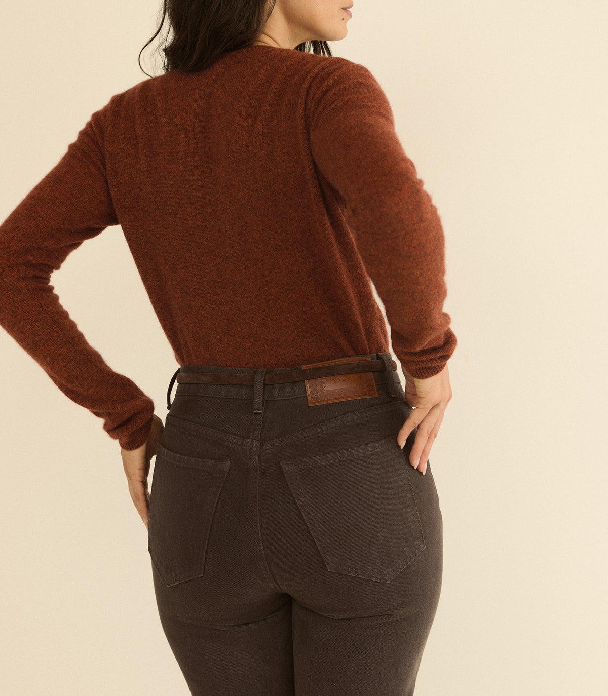 ONDINE JEAN -- EQUESTRIAN BROWN WASH view 5
