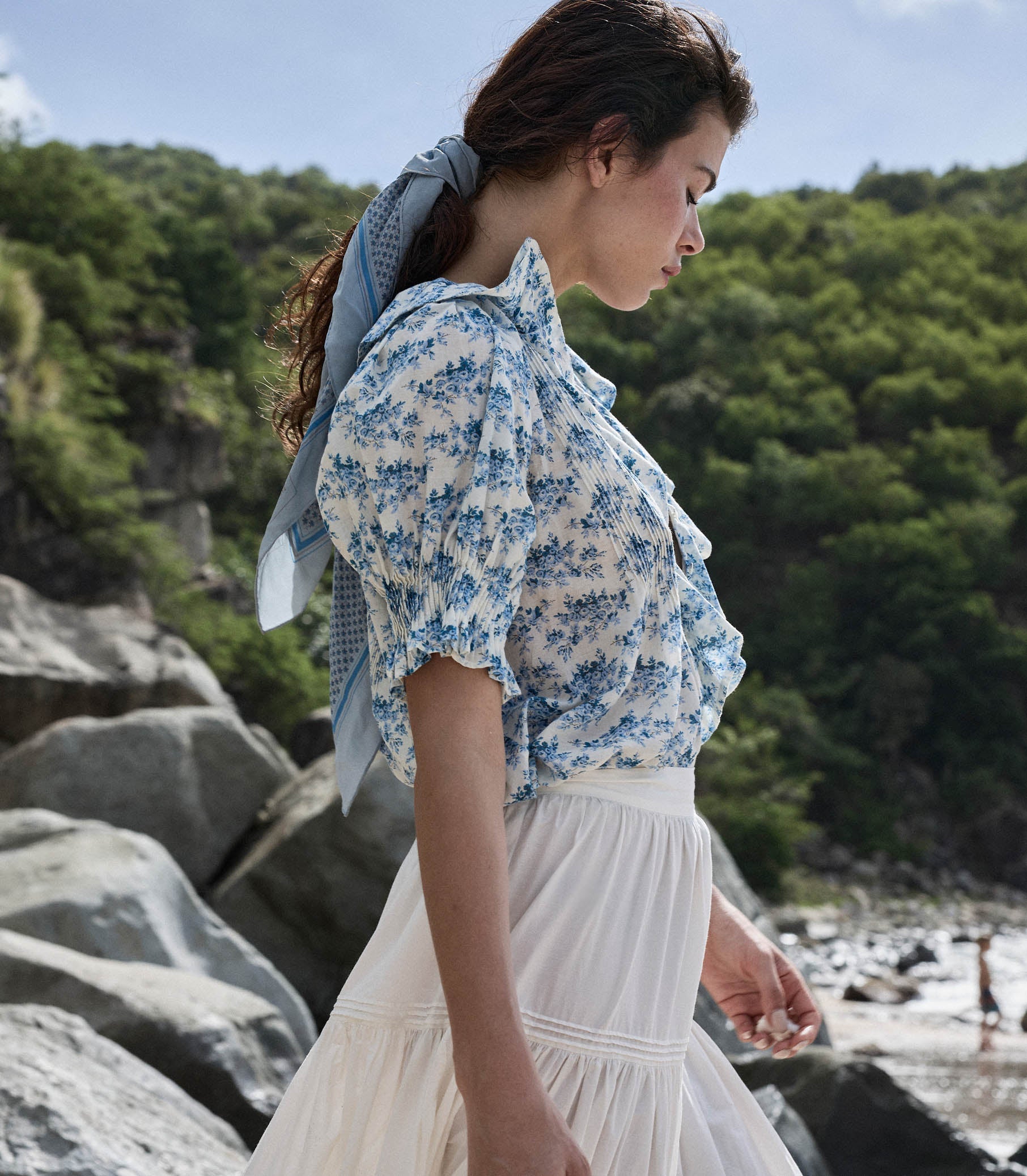 HMD -- HENRI TOP -- BLEU ROSIER FLORAL view 4
