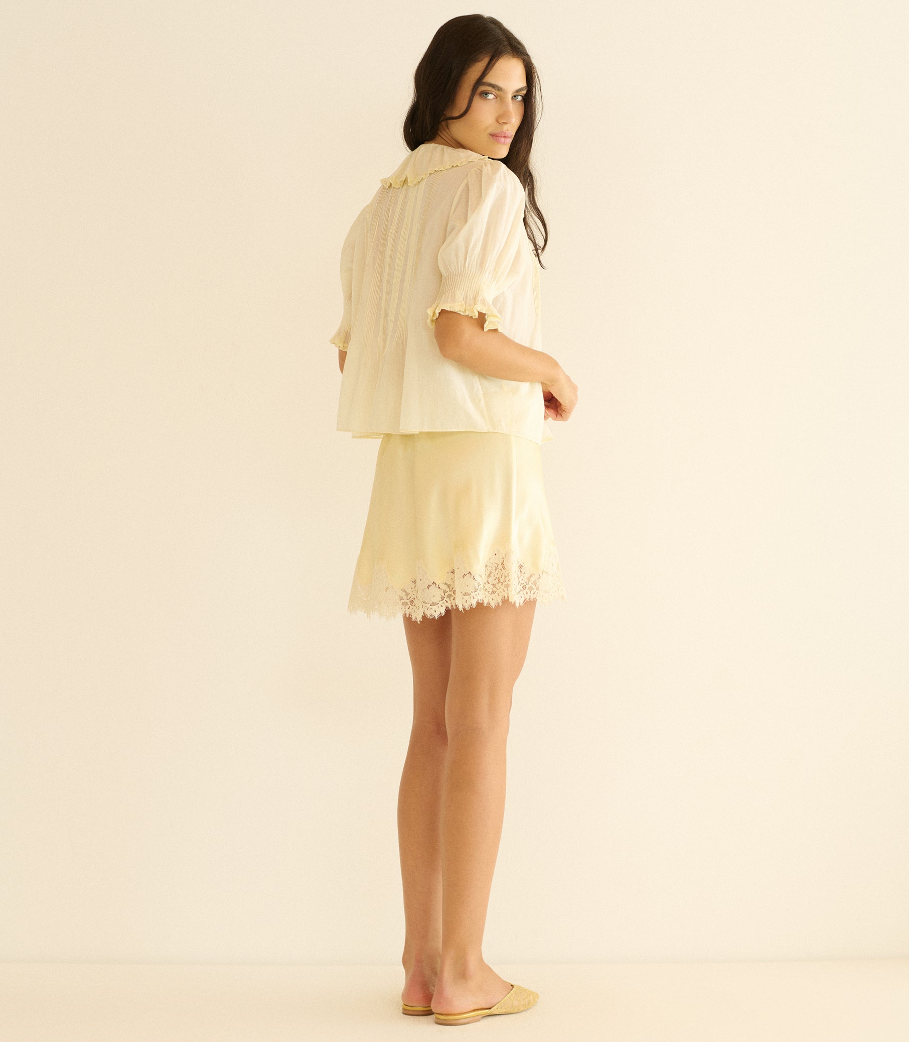 HENRI TOP -- CREME CITRON view 3
