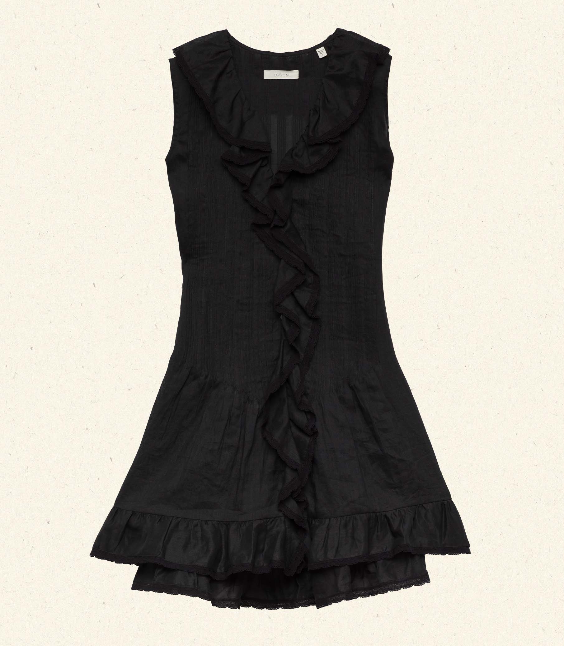 HENRIETTA DRESS -- BLACK view 4
