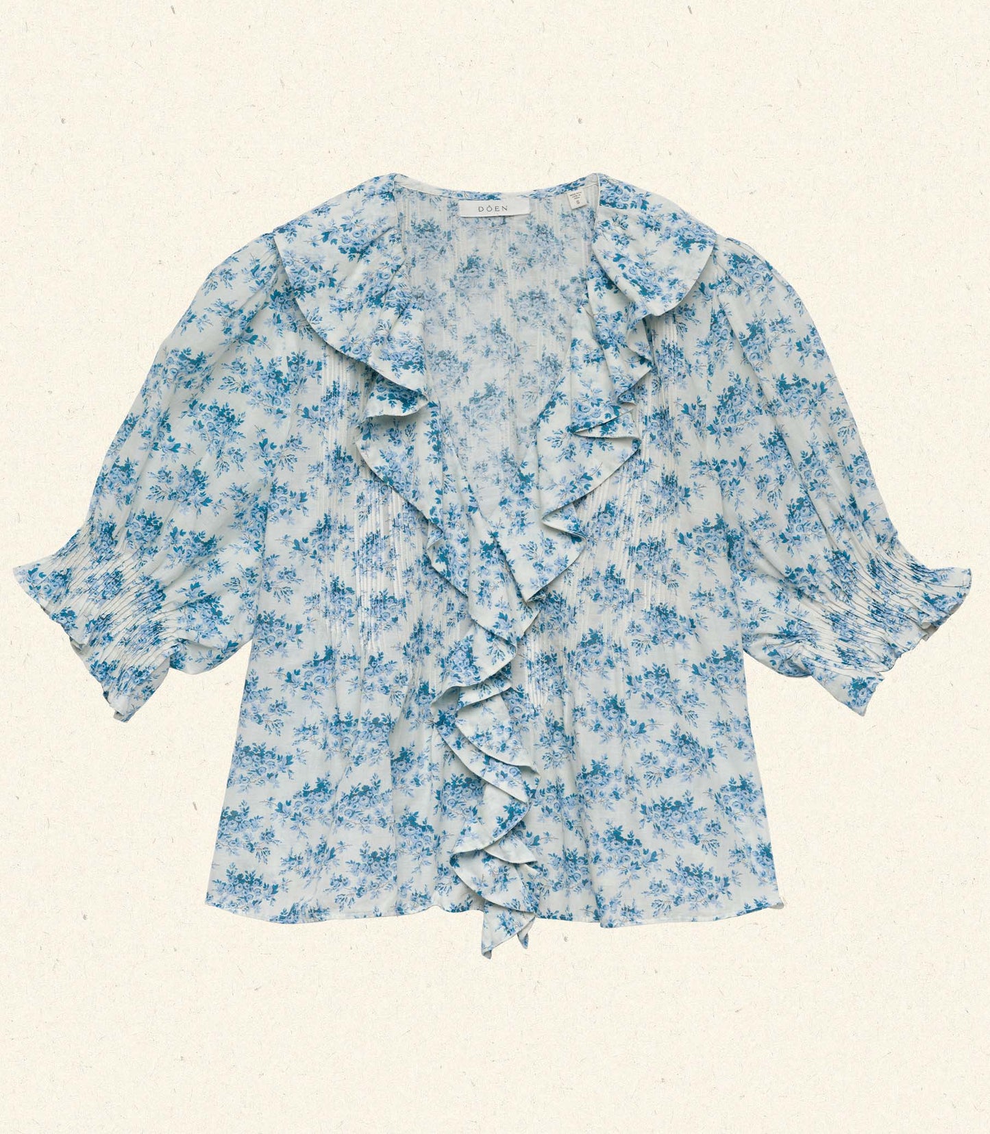 HMD -- HENRI TOP -- BLEU ROSIER FLORAL