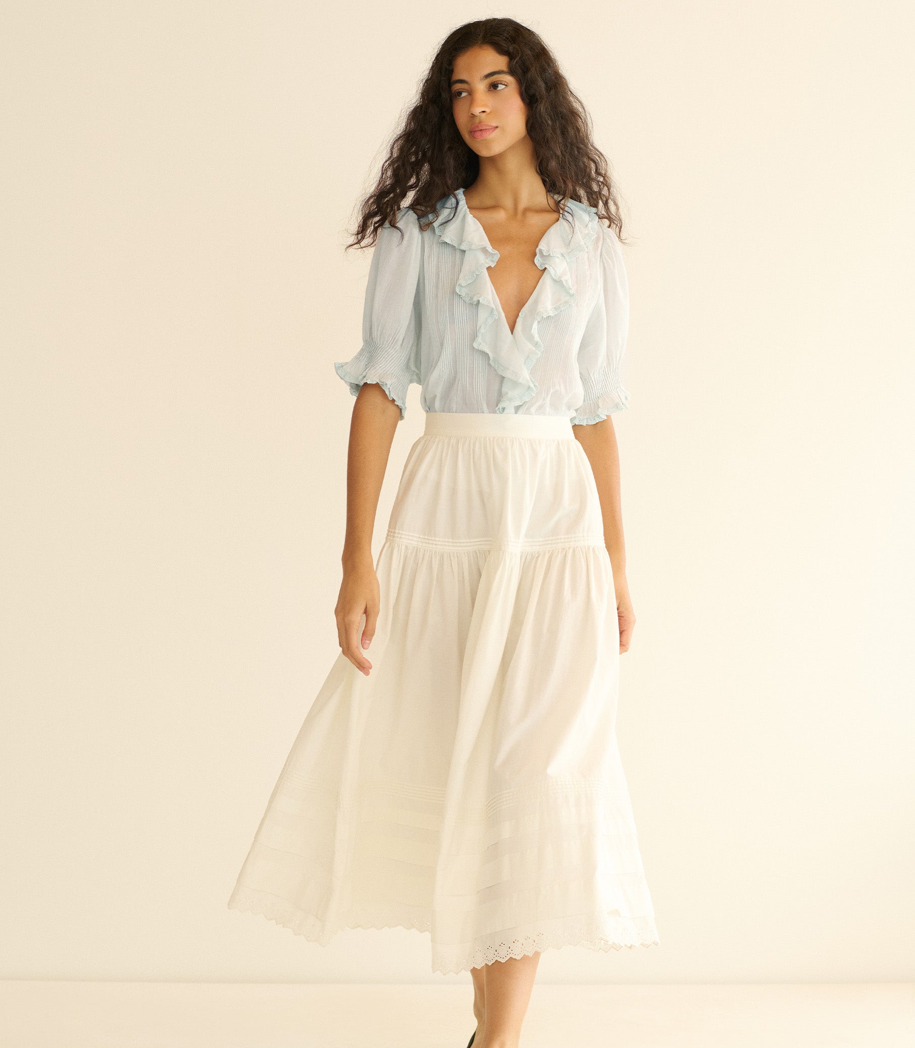 HENRI TOP -- ALICE BLUE view 2
