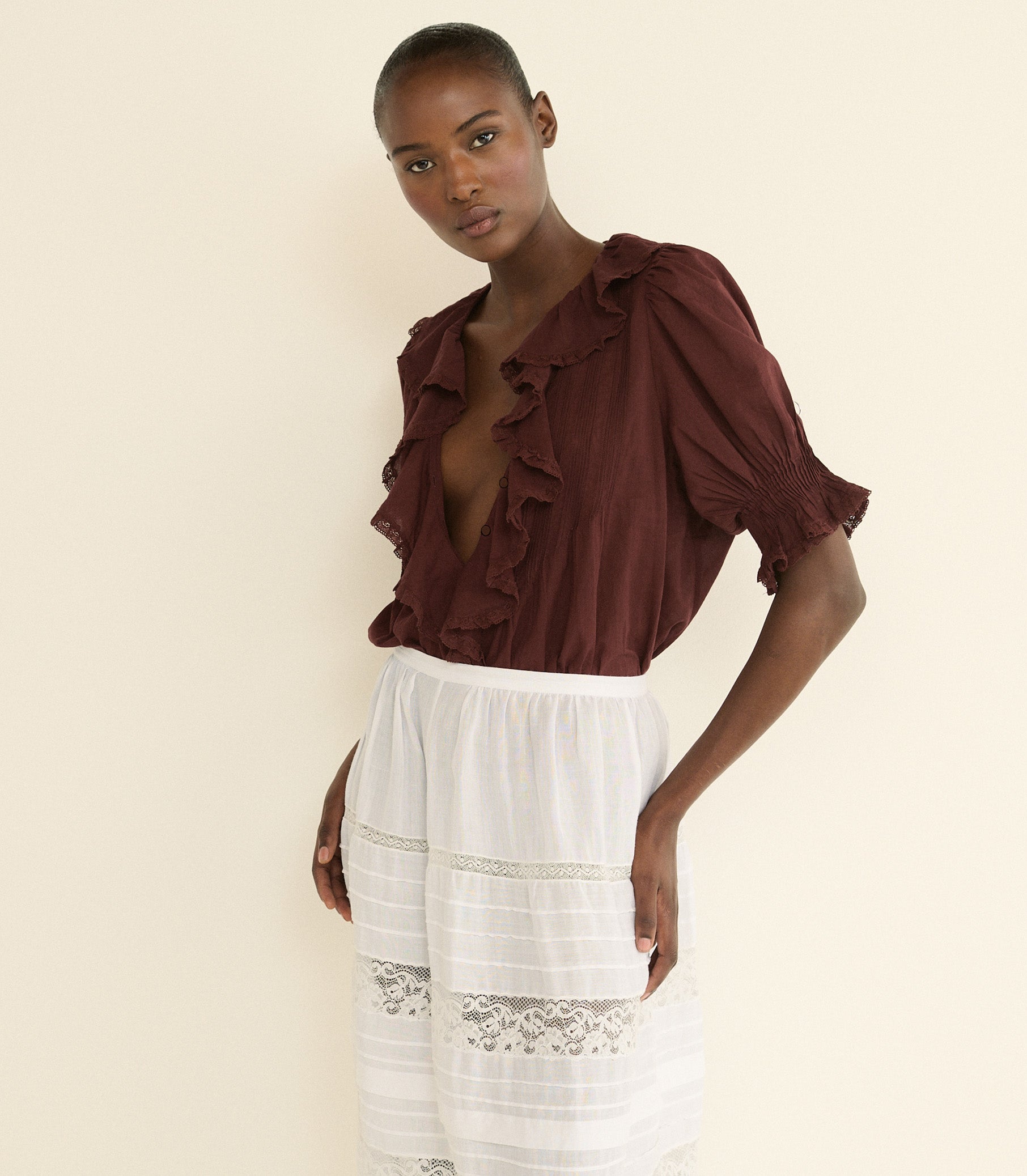 HENRI TOP -- DAHLIA view 3
