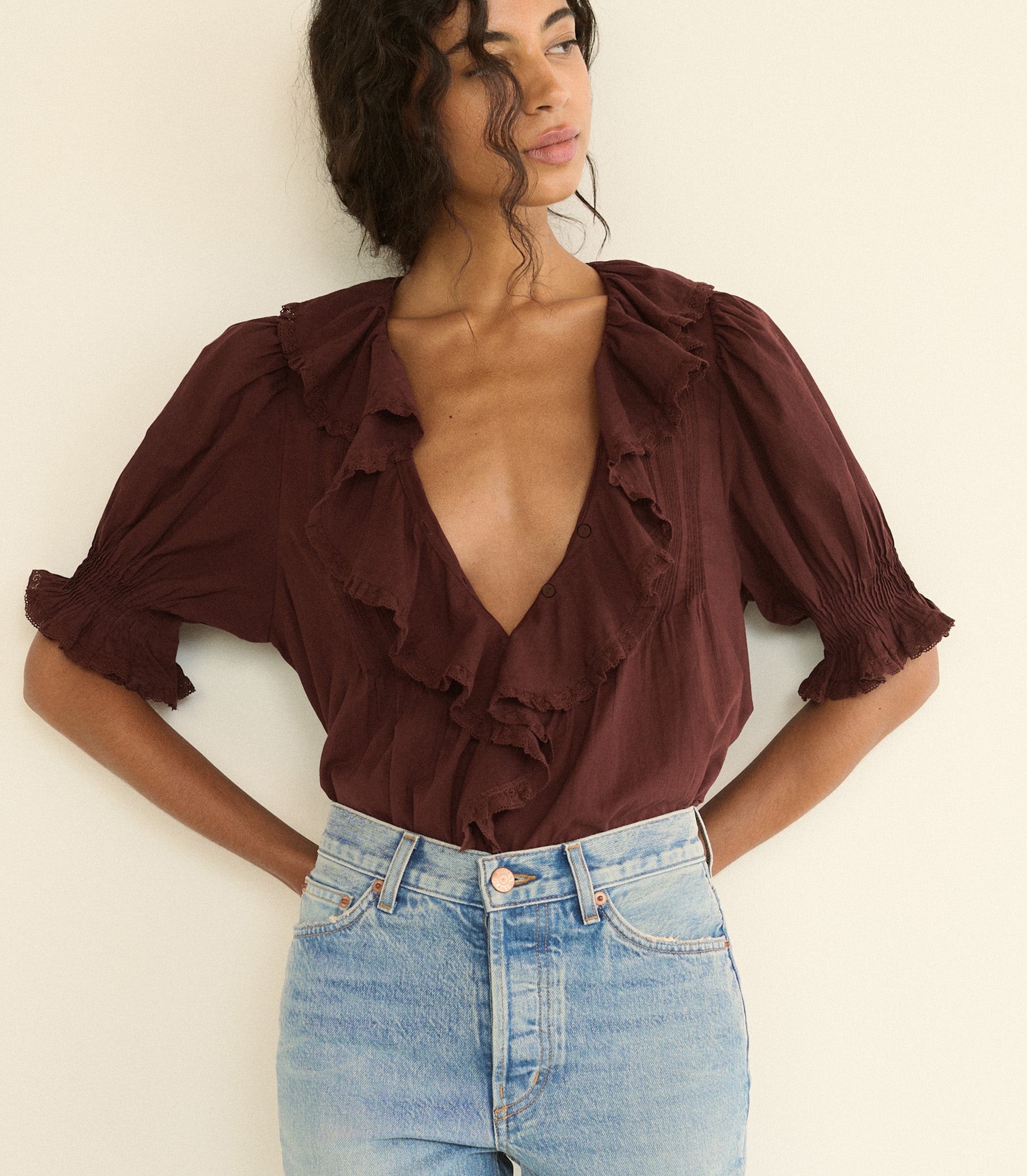 HENRI TOP -- DAHLIA view 6
