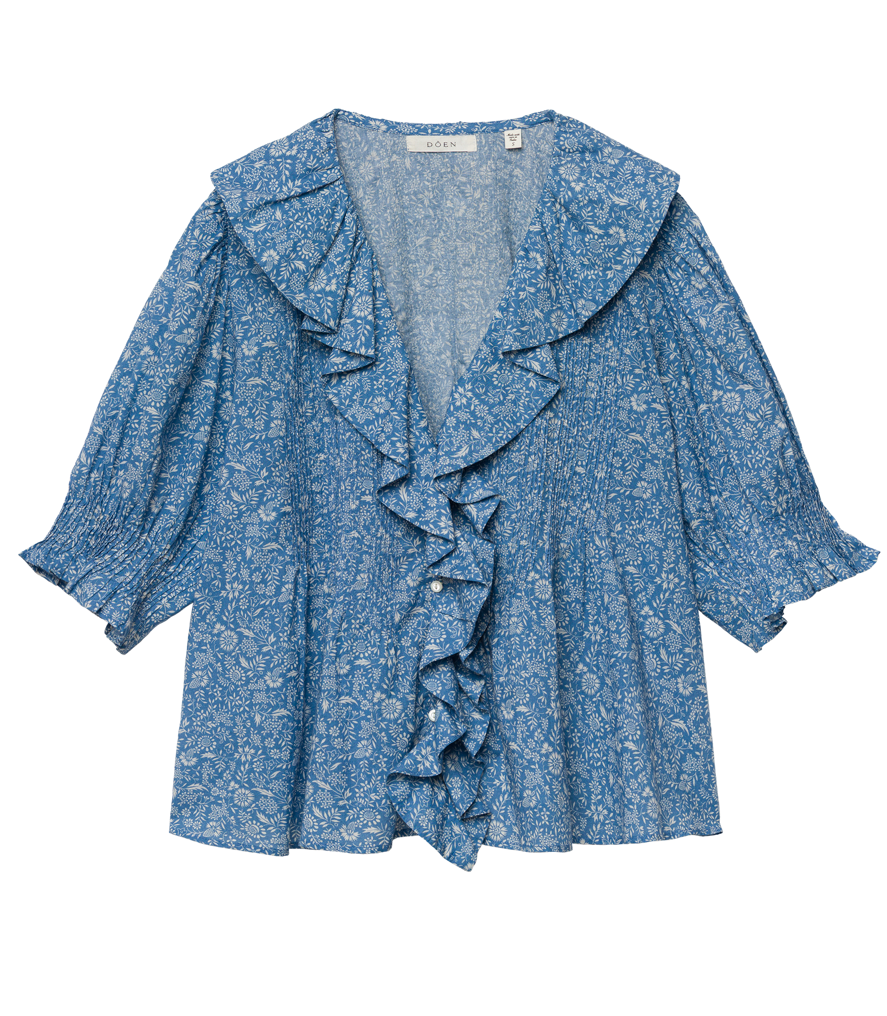 HENRI TOP -- BLUE GARDEN BLOOM view 6
