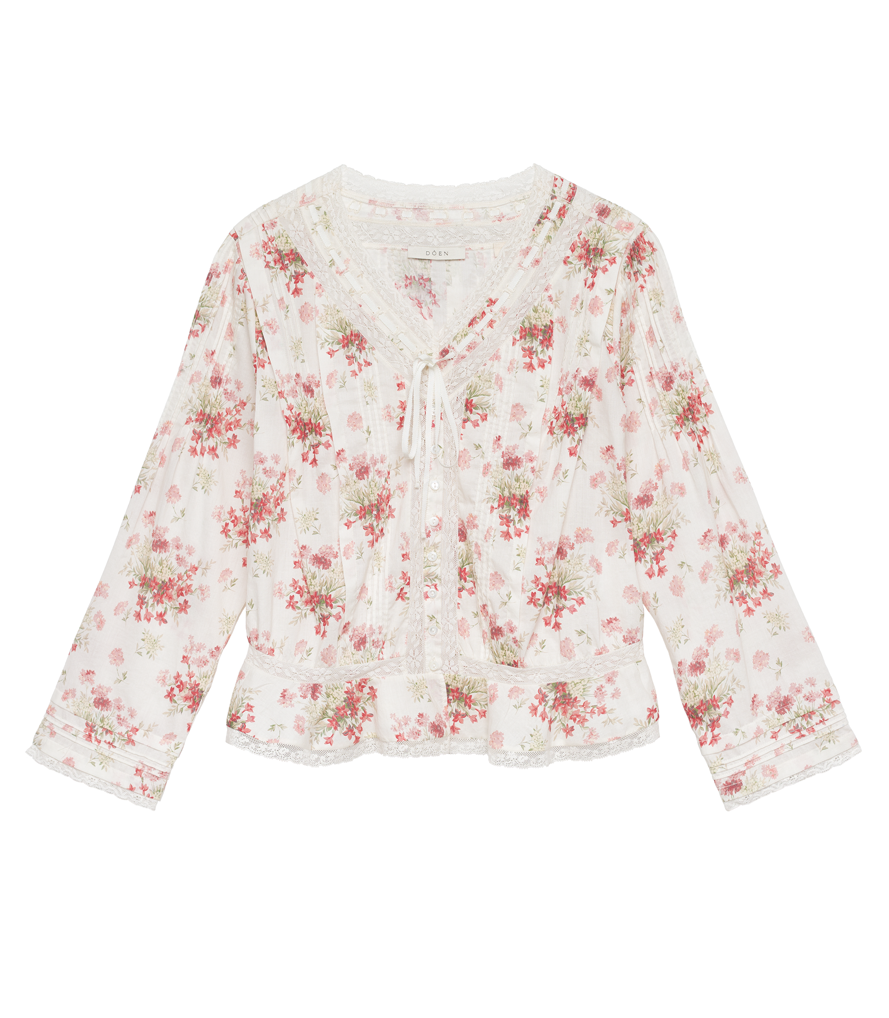 HILLOCK TOP -- IVORY LANTANA FLORAL view 5

