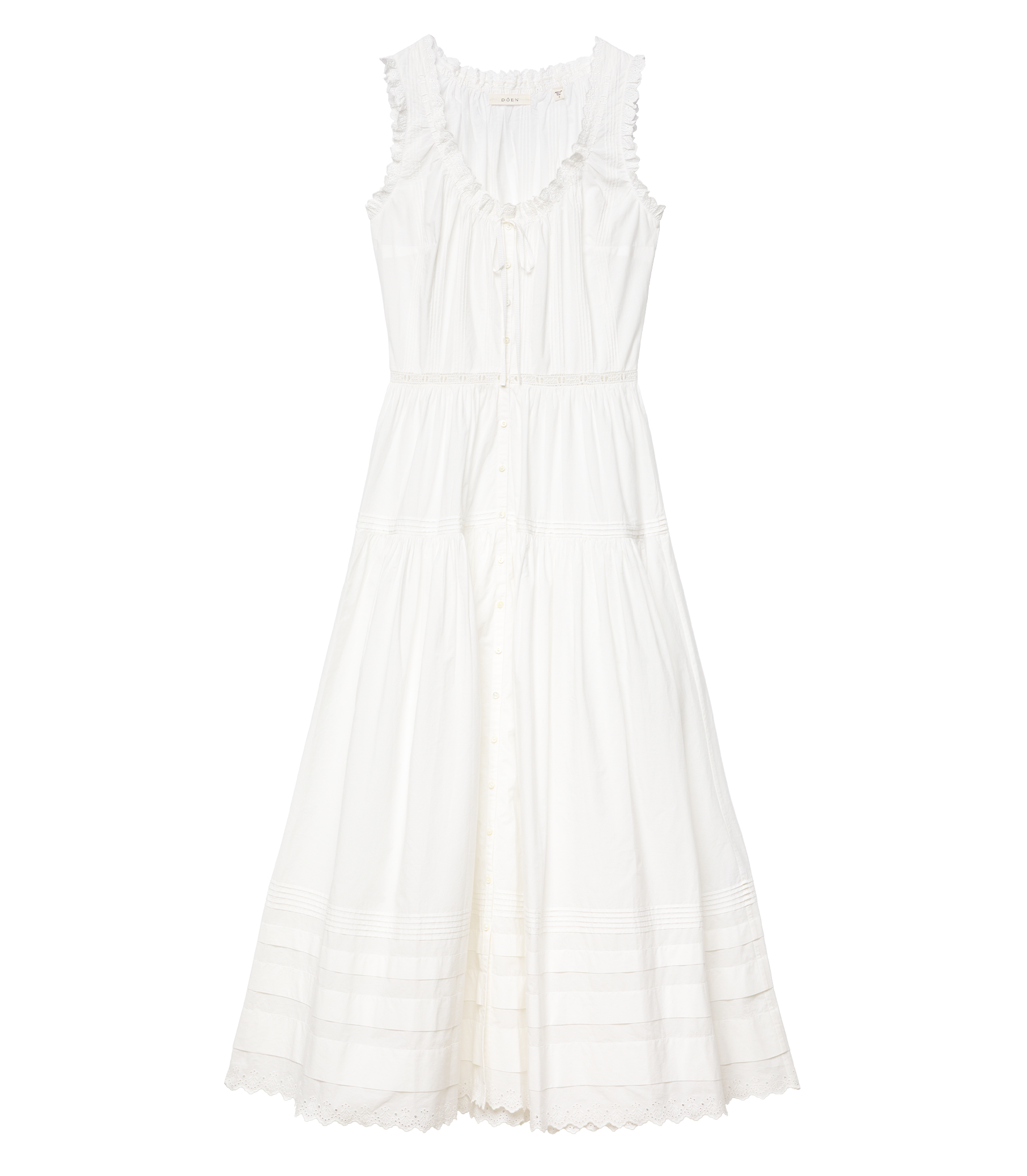 HORTENSE DRESS -- SALT view 6
