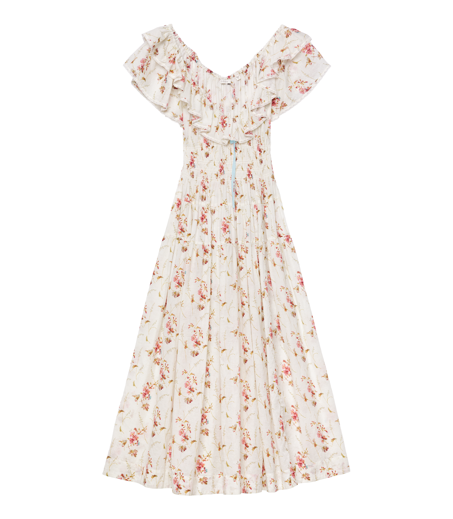ILLIANA DRESS -- BLANC PRAIRIE ROSE view 8
