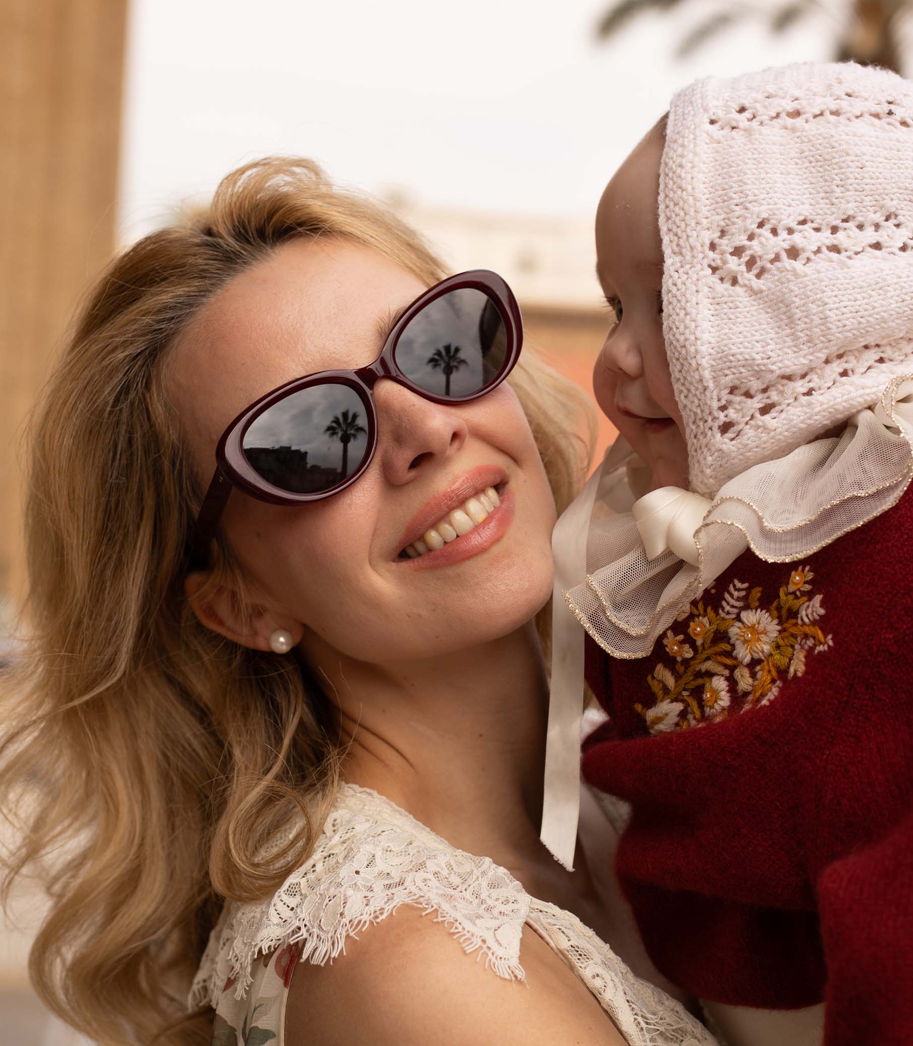 DÔEN BY GARRETT LEIGHT INGÉNUE SUNGLASSES -- LIPSTICK view 1
