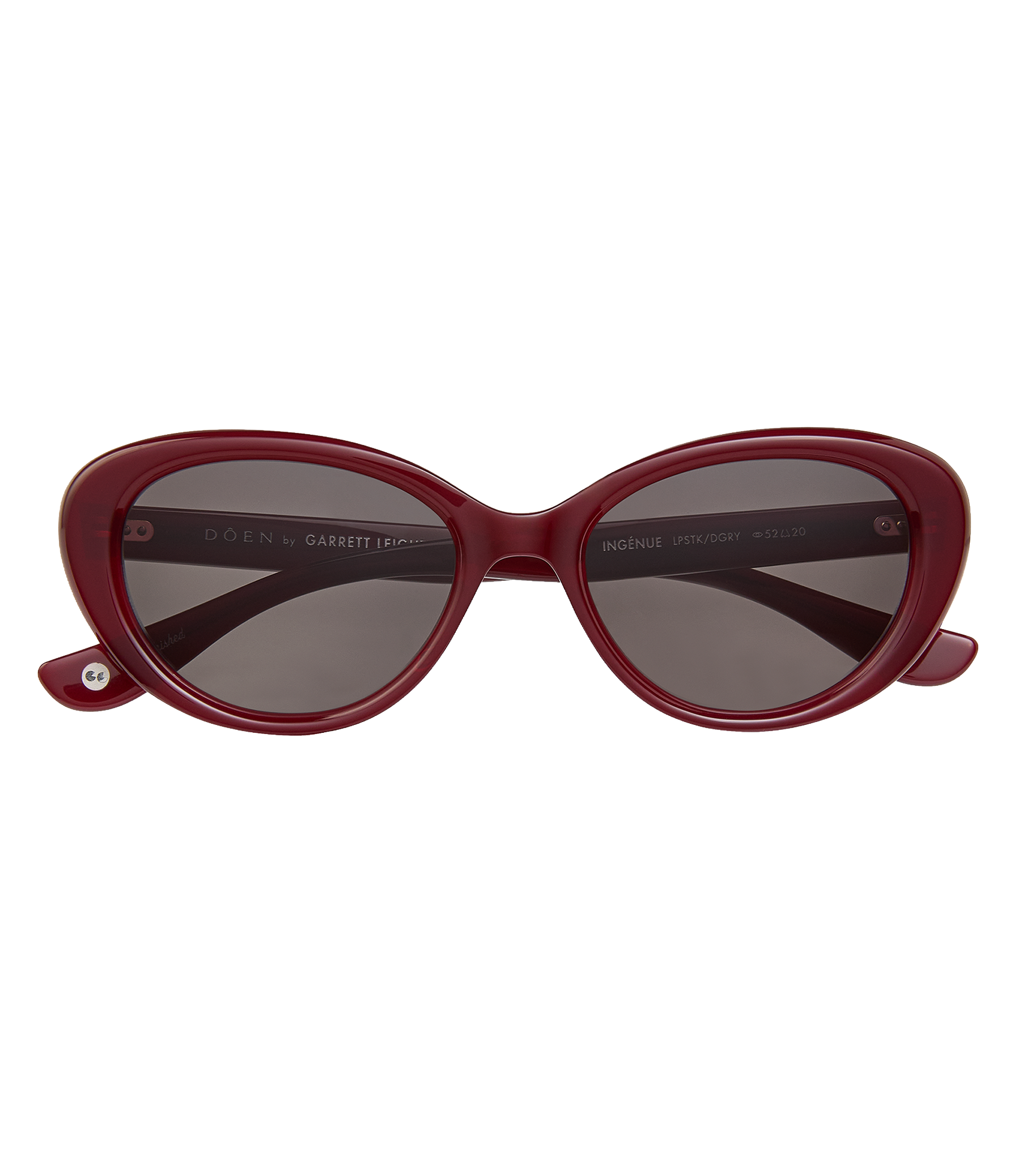 DÔEN BY GARRETT LEIGHT INGÉNUE SUNGLASSES -- LIPSTICK view 7
