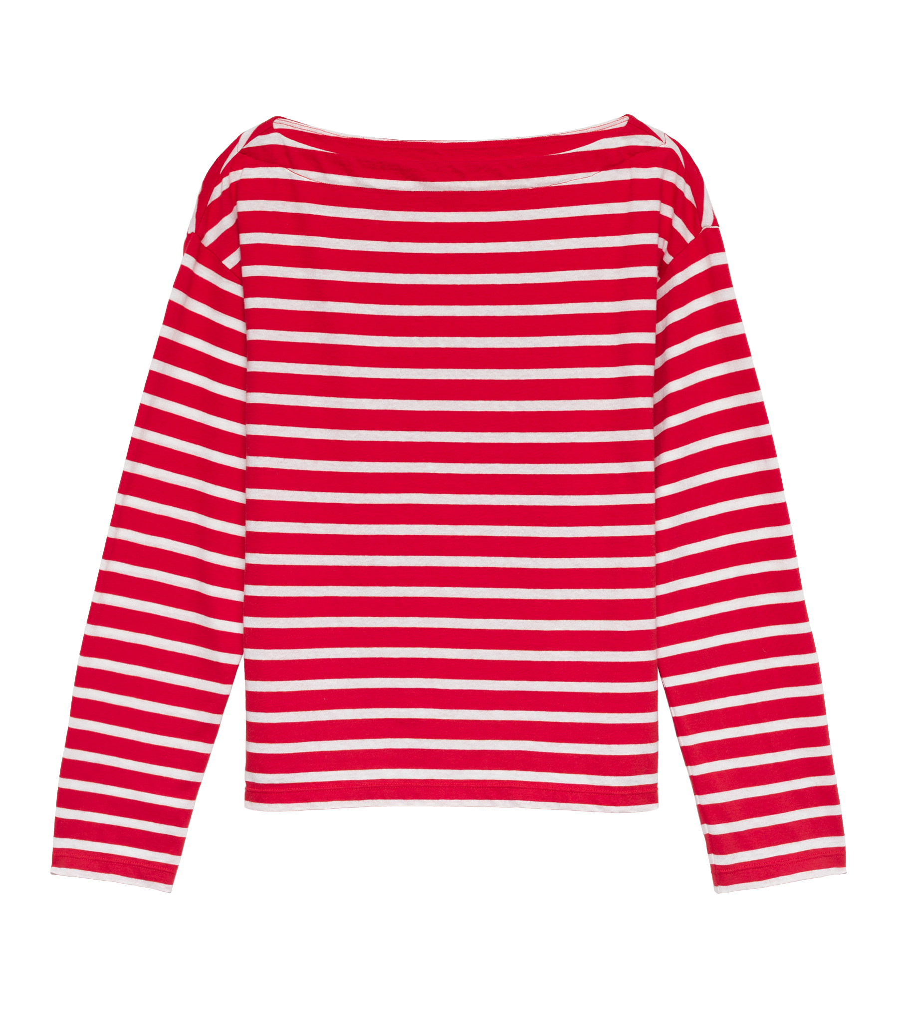 IRENE TEE -- ROUGE BRETON STRIPE view 5
