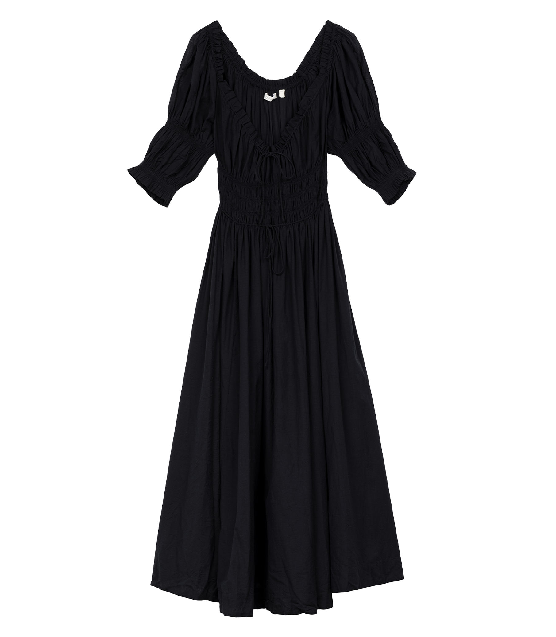 ISCHIA DRESS -- BLACK view 6
