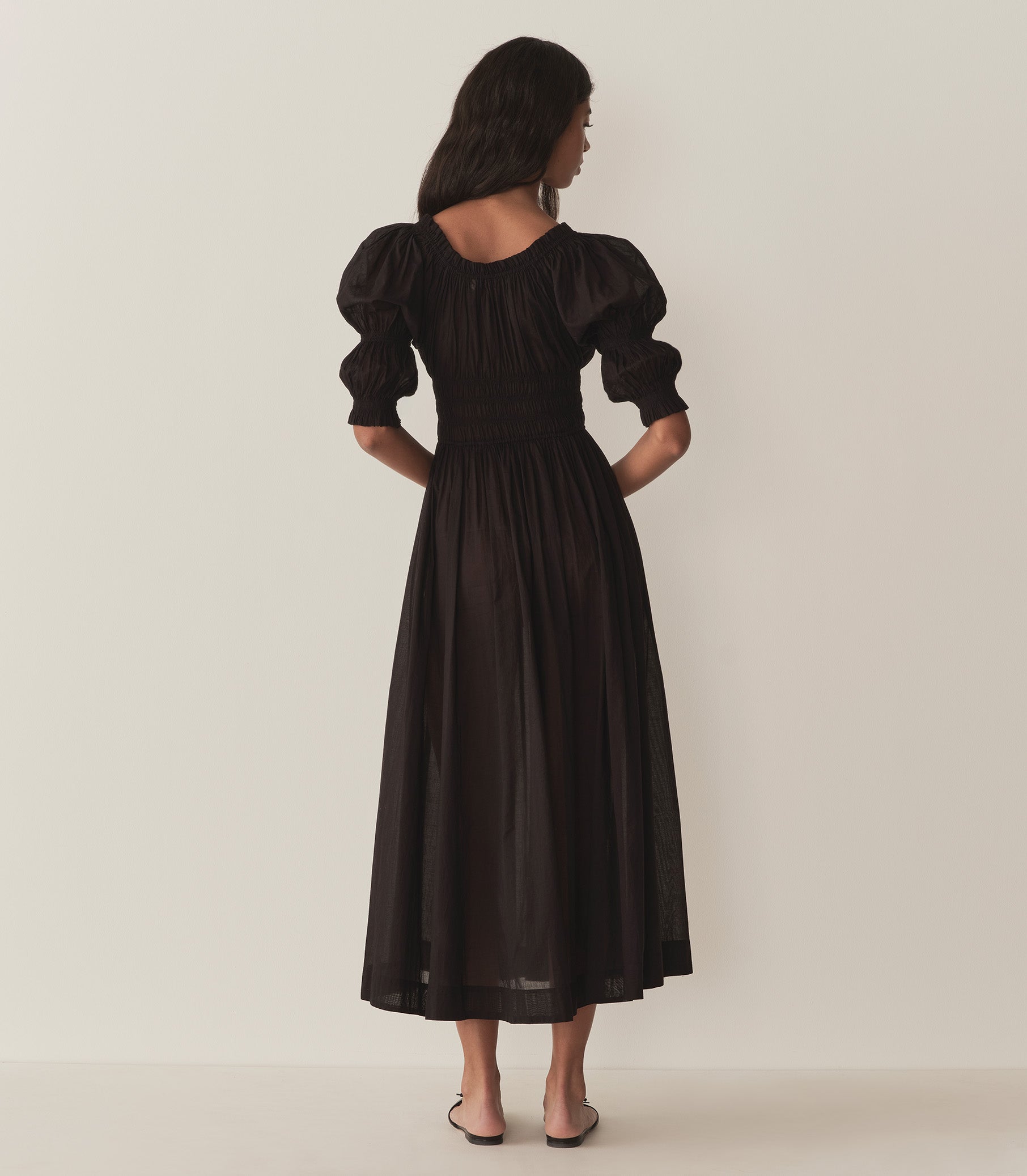 ISCHIA DRESS -- BLACK view 5
