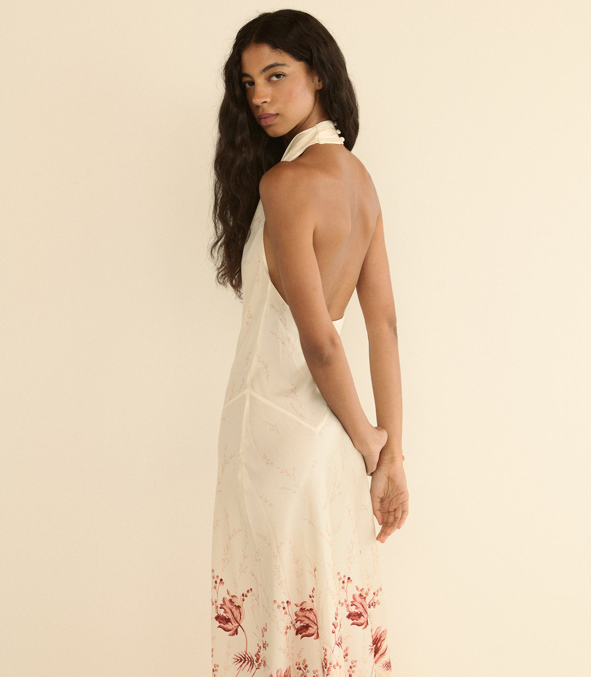 ISMERIE DRESS -- WINDSWEPT TULIPS view 8
