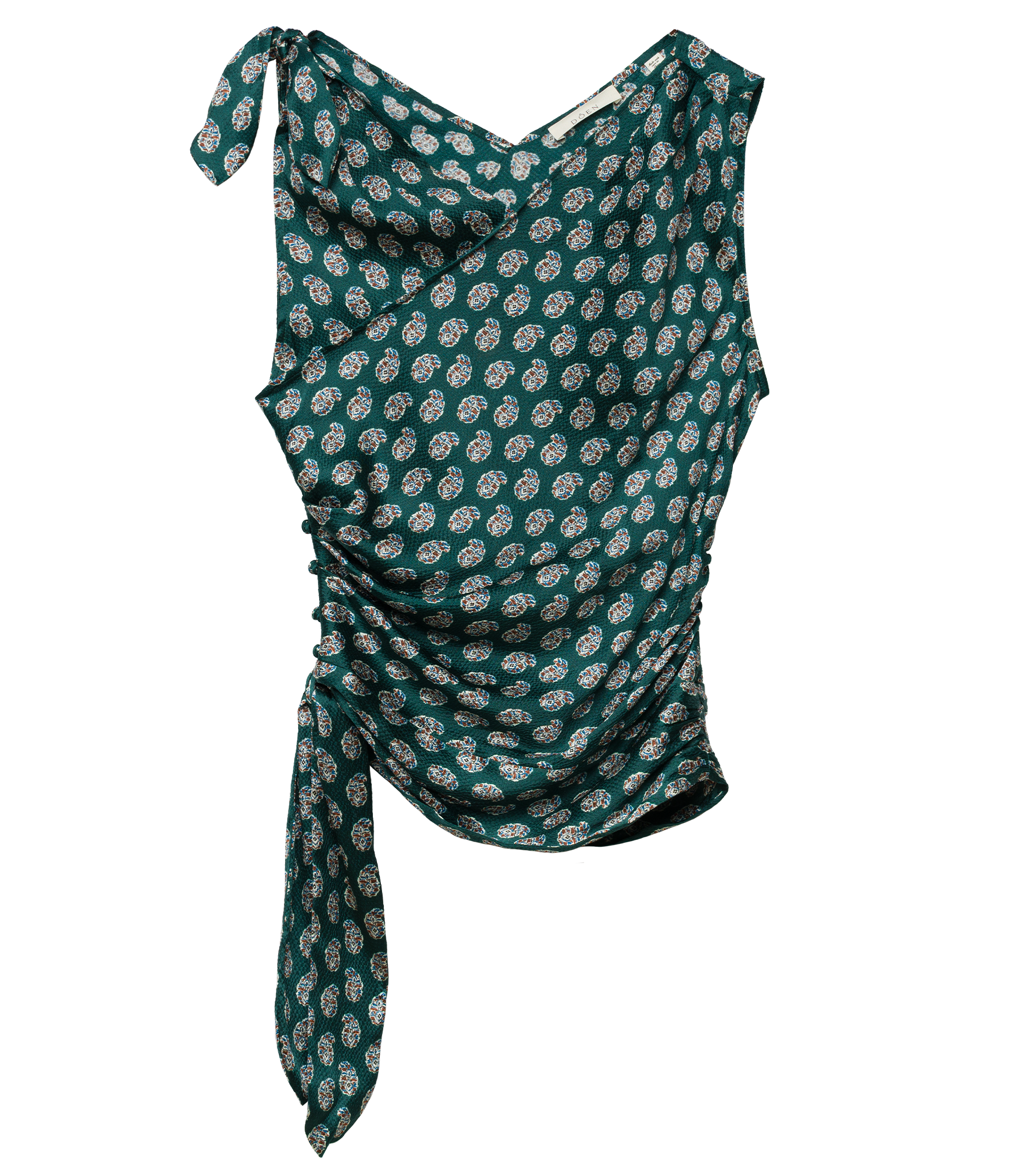 JANILLE TOP -- CHAUMONT PAISLEY view 8
