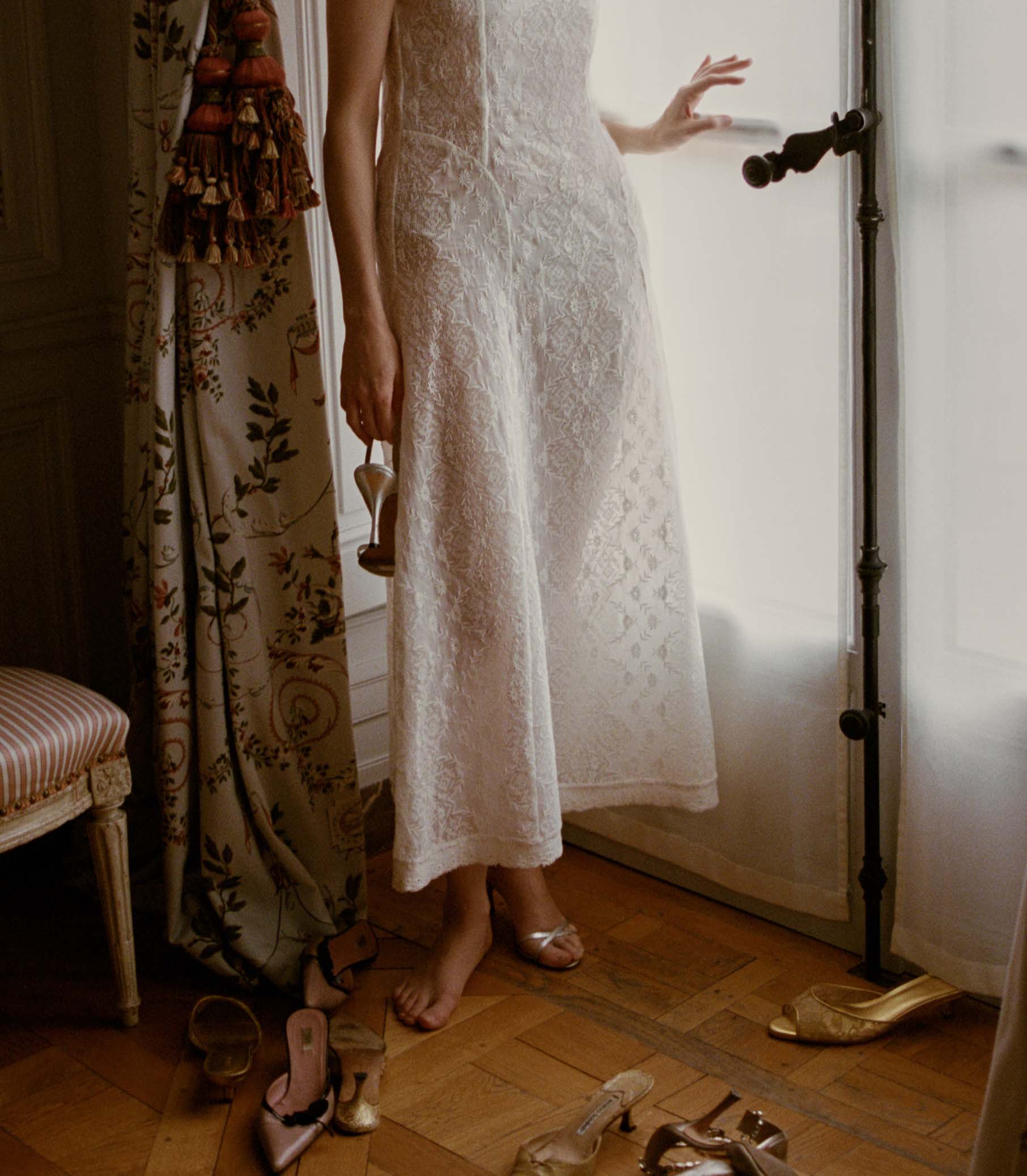 JOSEPHINE ANNIVERSARY DRESS -- SALT view 5
