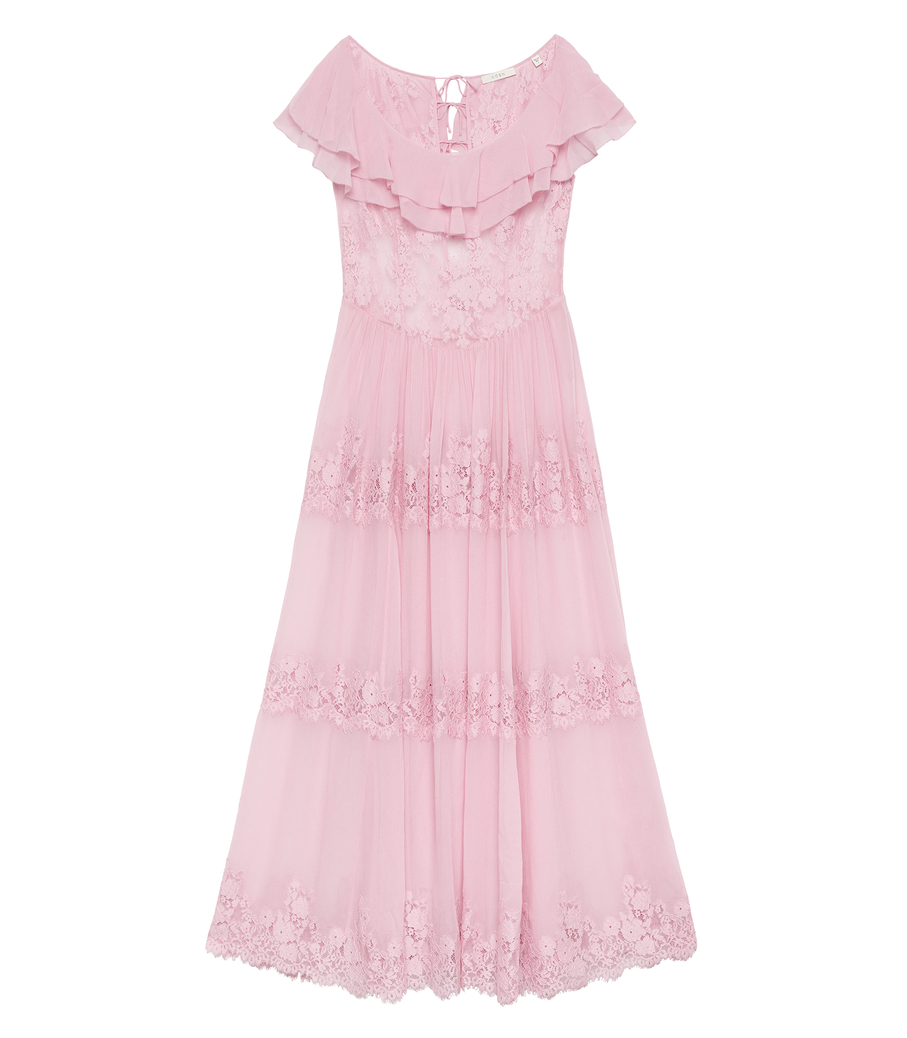 JOYELLE DRESS -- PINK HYDRANGEA view 8
