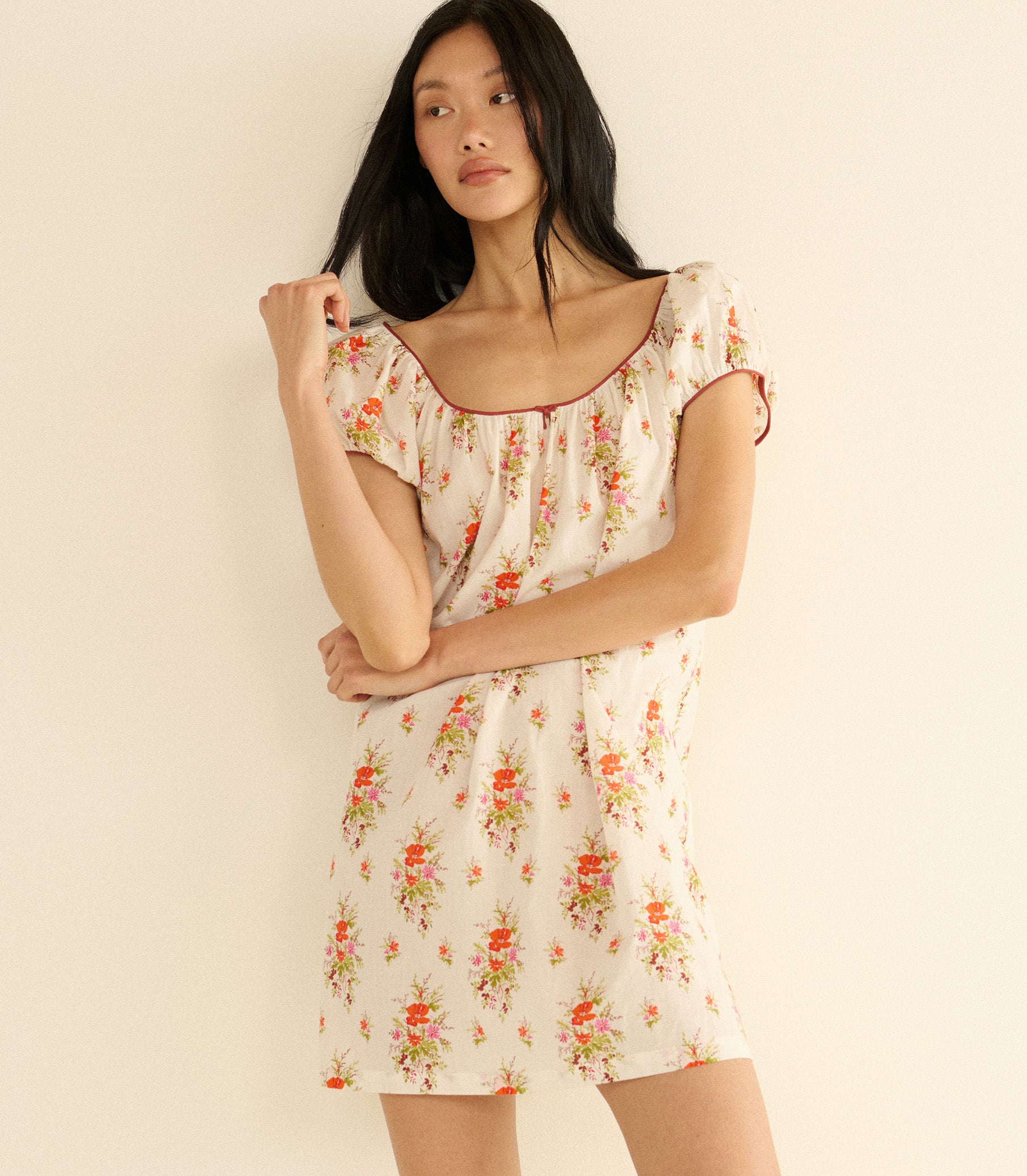 JULIA DRESS -- ROSE PETIT BOUQUET DE CHAMONIX view 1

