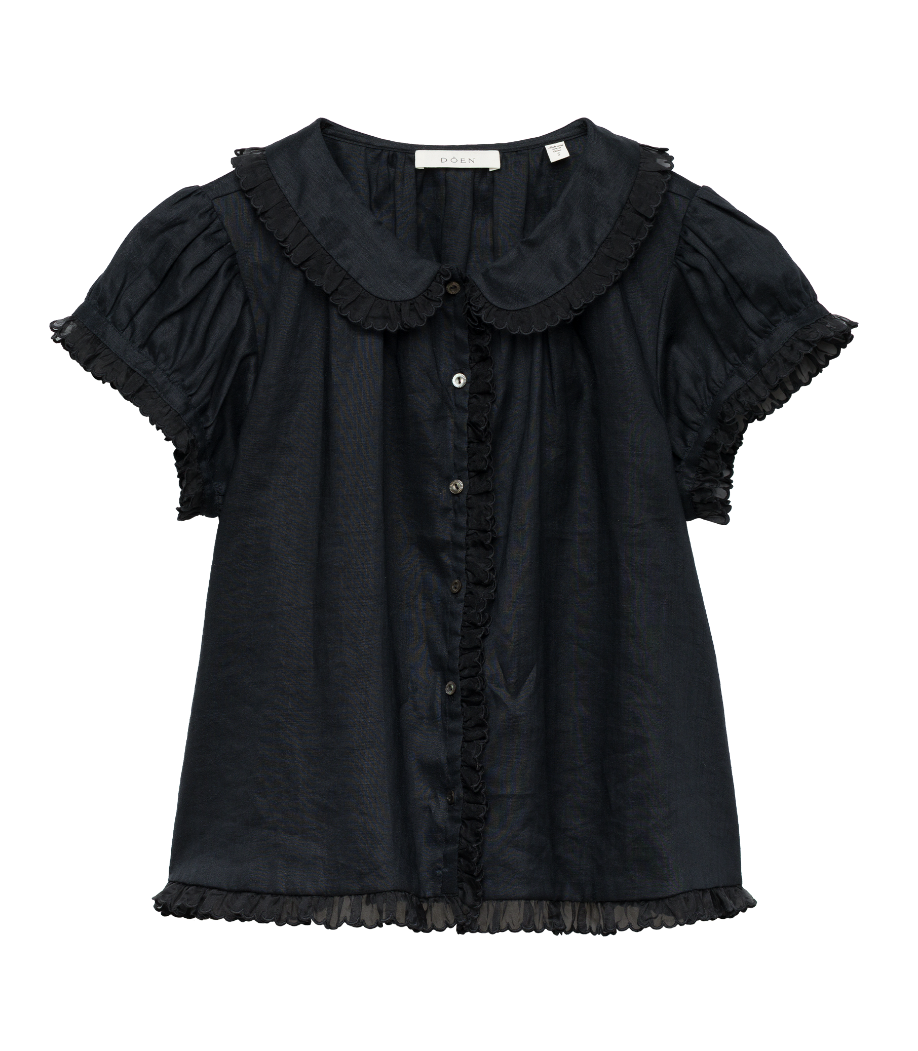 KARINA TOP -- BLACK view 6
