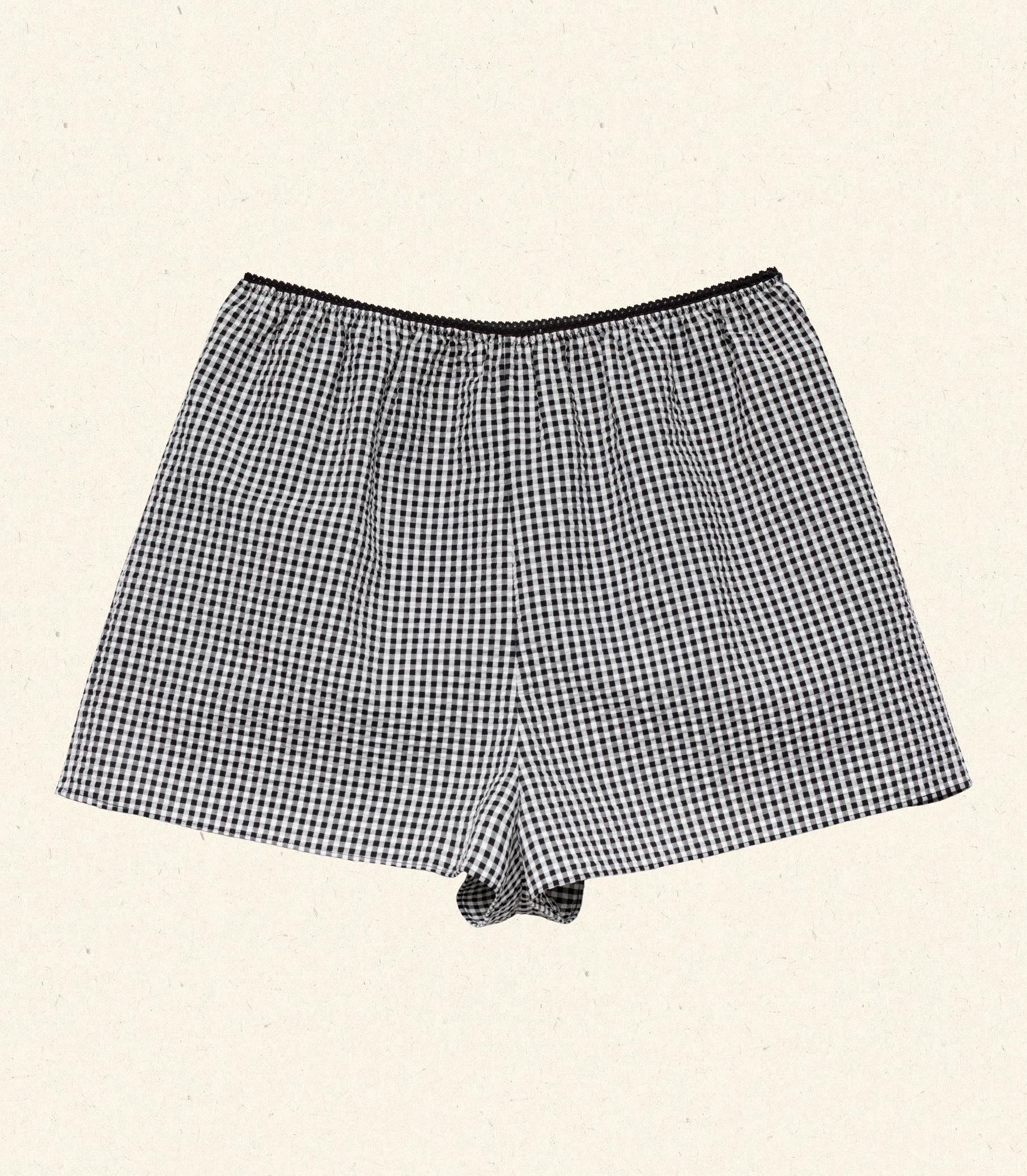 LARENA SHORT -- NOIR LA MADDALENA GINGHAM view 7
