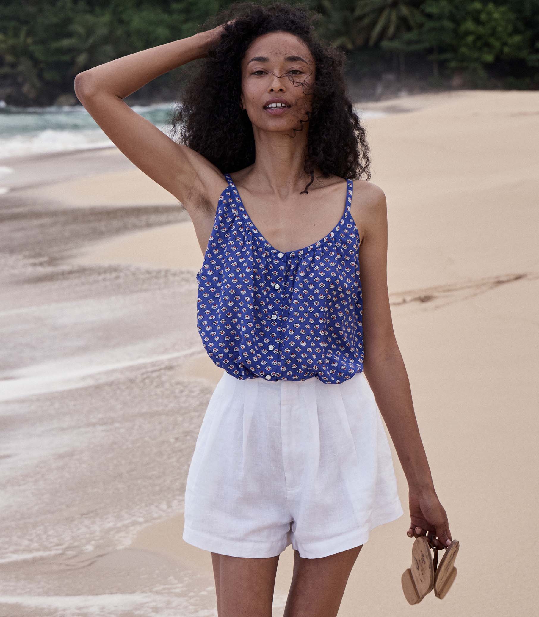 HMD -- LARUE LINEN SHORT -- SALT view 6
