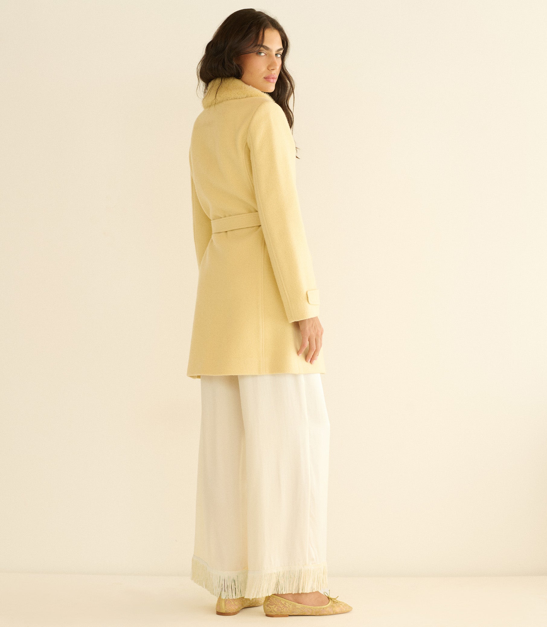 LAVON FRINGE PANT -- CANDLELIGHT view 8
