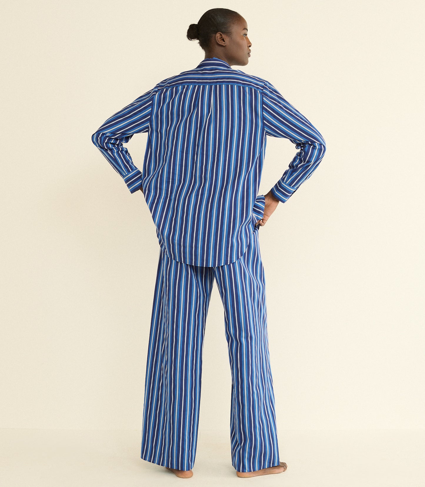 LAVONA DRAWSTRING PANT -- MARCEAU STRIPE