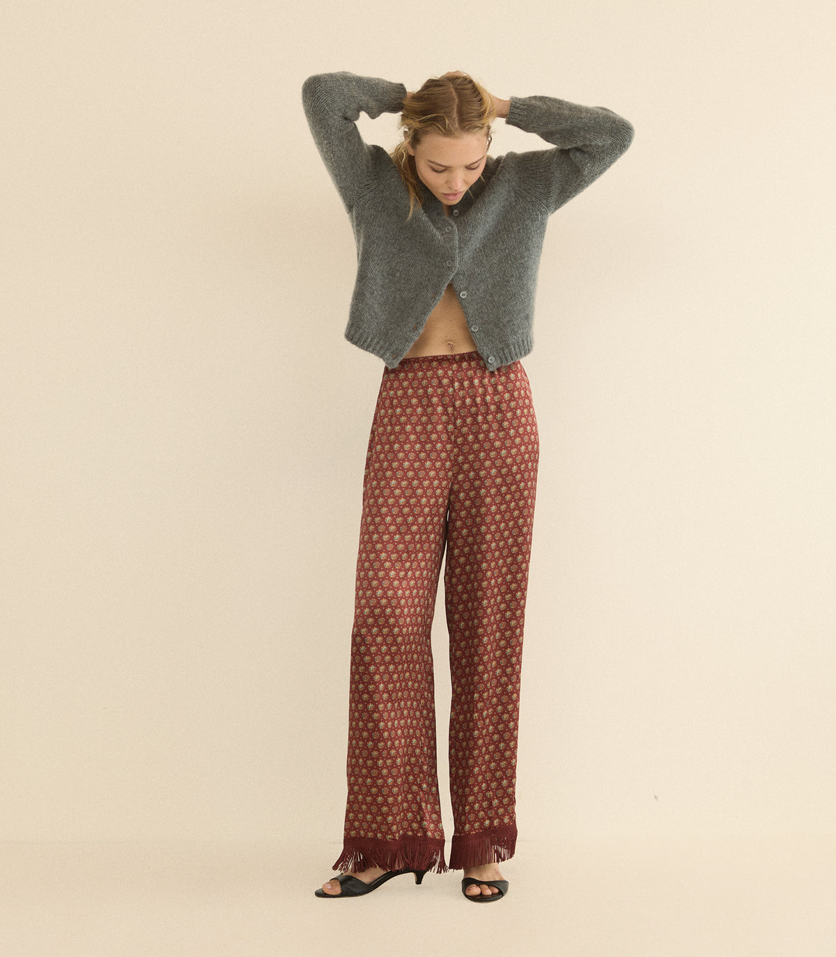 LAVON FRINGE PANT -- SAN SEBASTIAN FOULARD view 4
