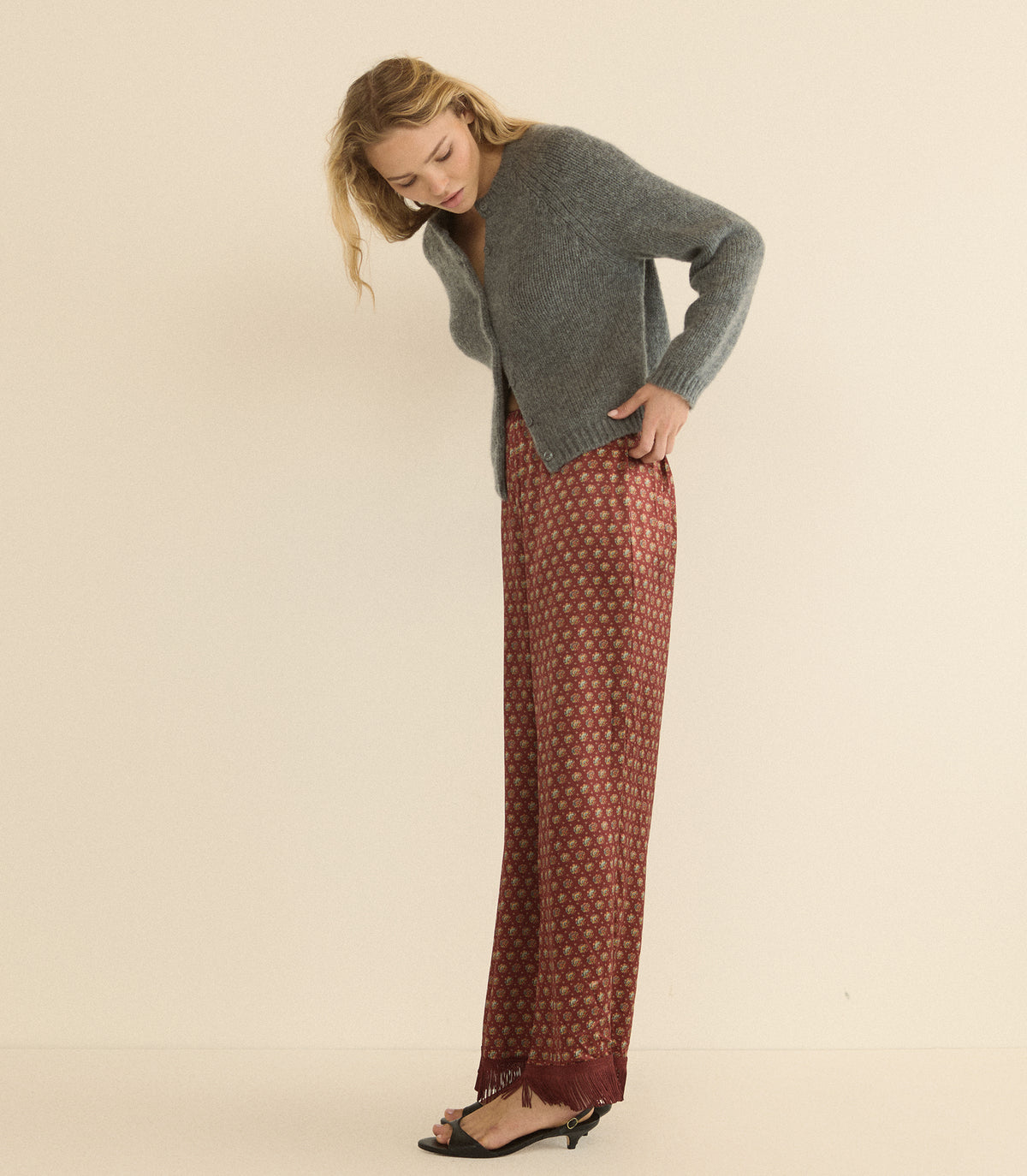 LAVON FRINGE PANT -- SAN SEBASTIAN FOULARD view 5
