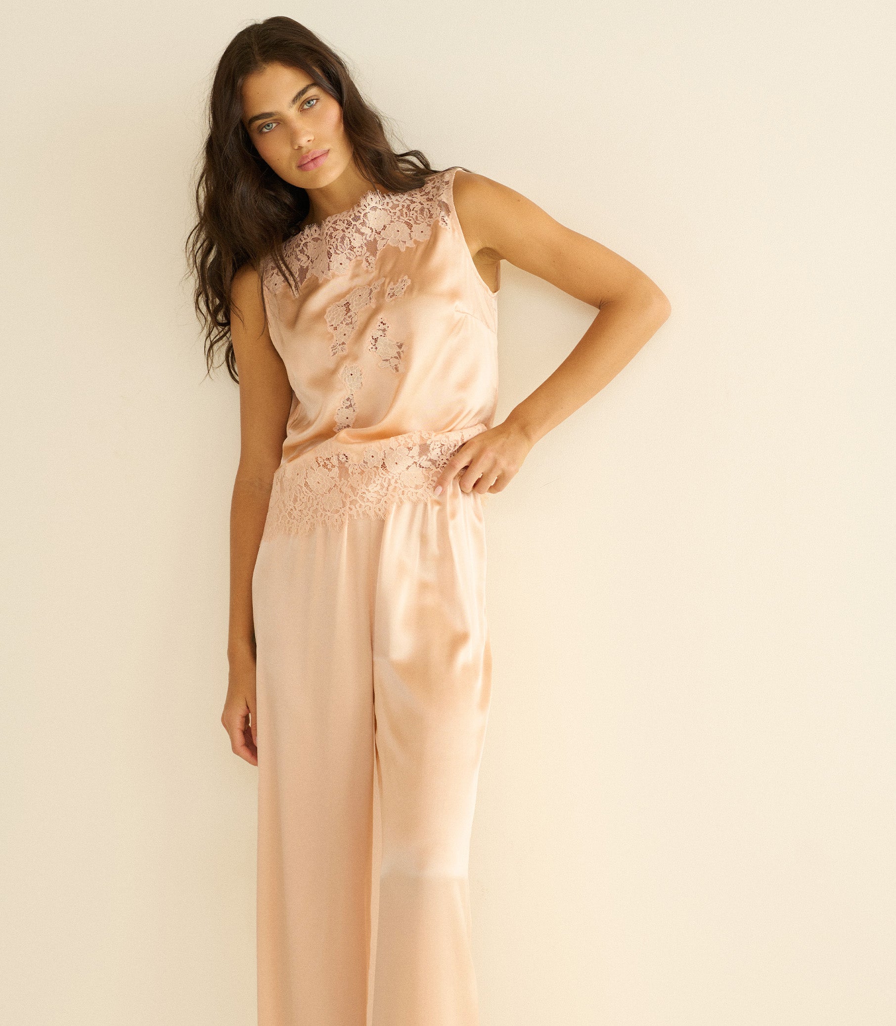 VIVIANE TOP -- PEACH SORBET view 6
