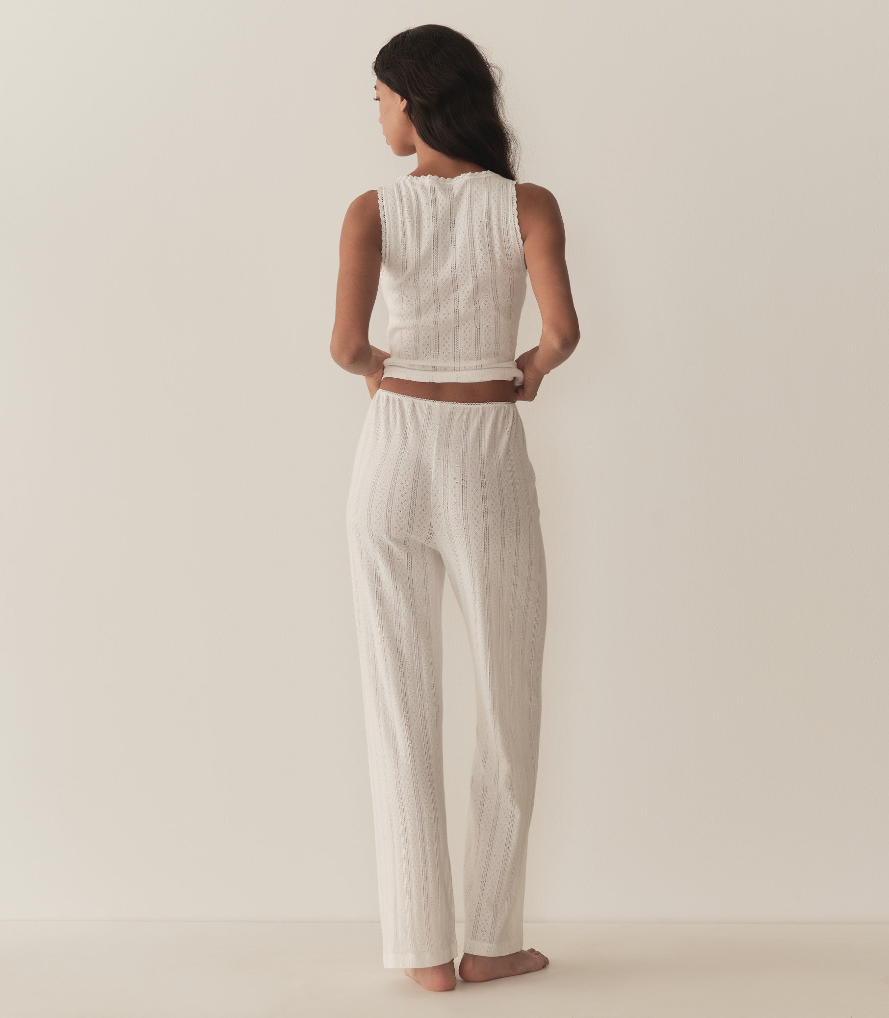HMD -- LAVON POINTELLE PANT -- SALT view 3

