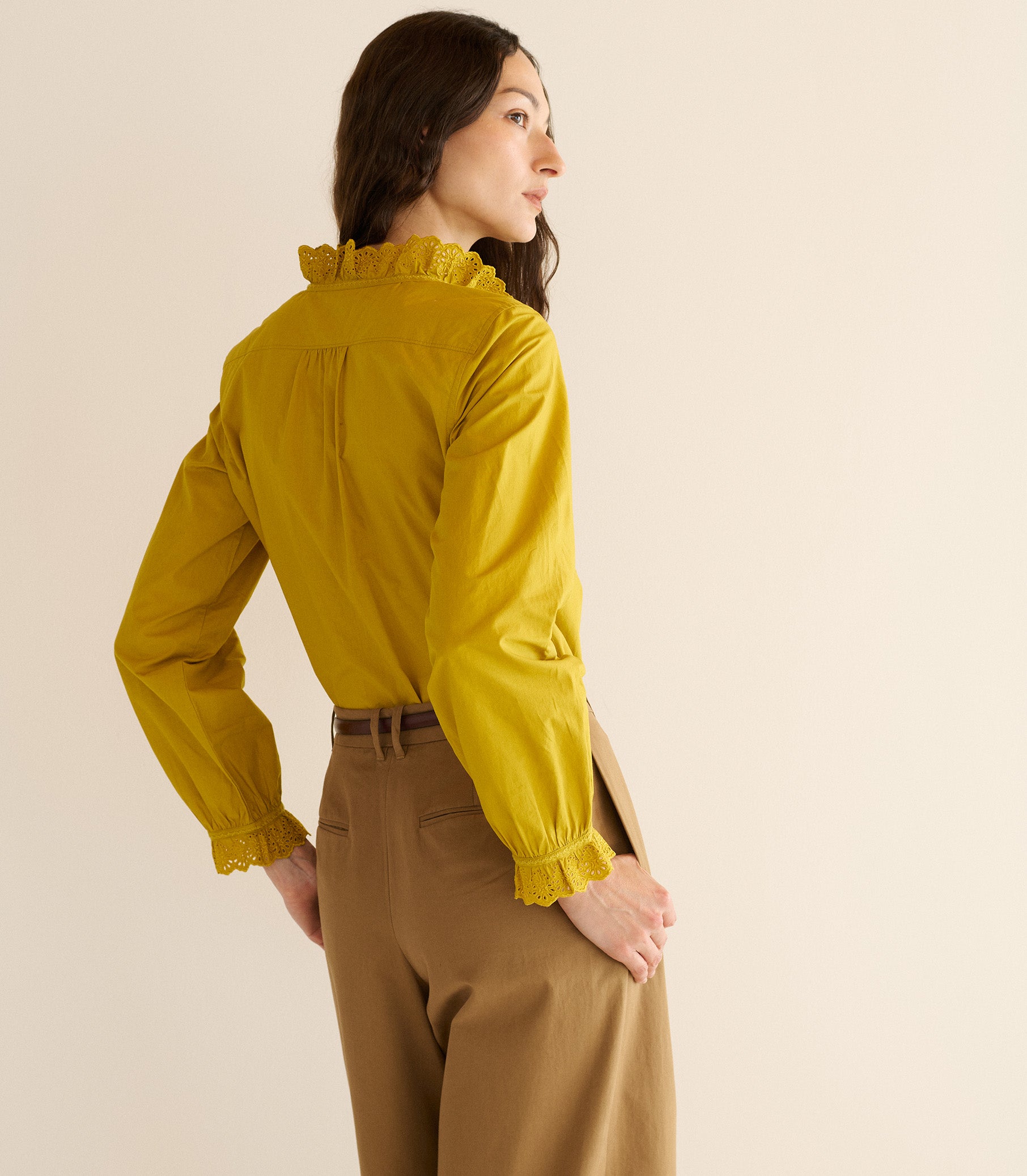 LEANDRA TOP -- OAKMOSS view 5
