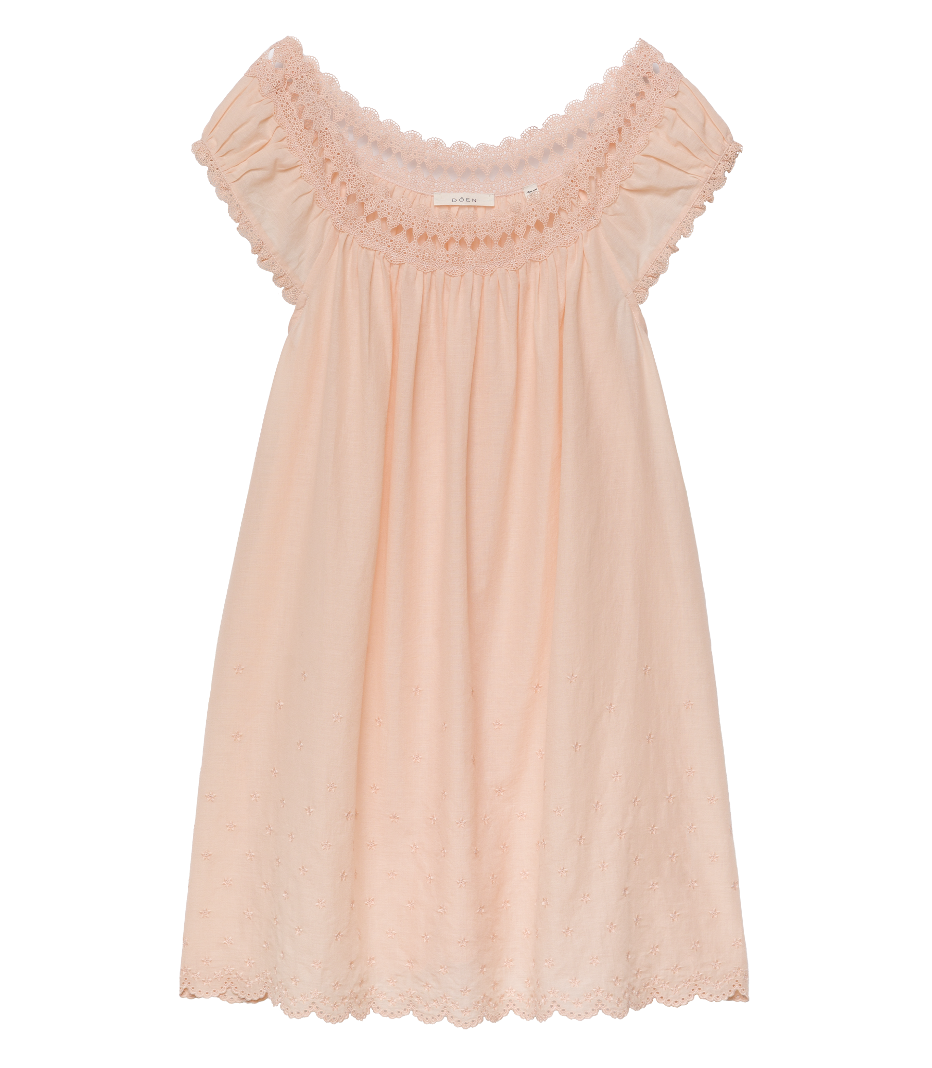 LELIA NIGHTGOWN -- PEACH SORBET view 5
