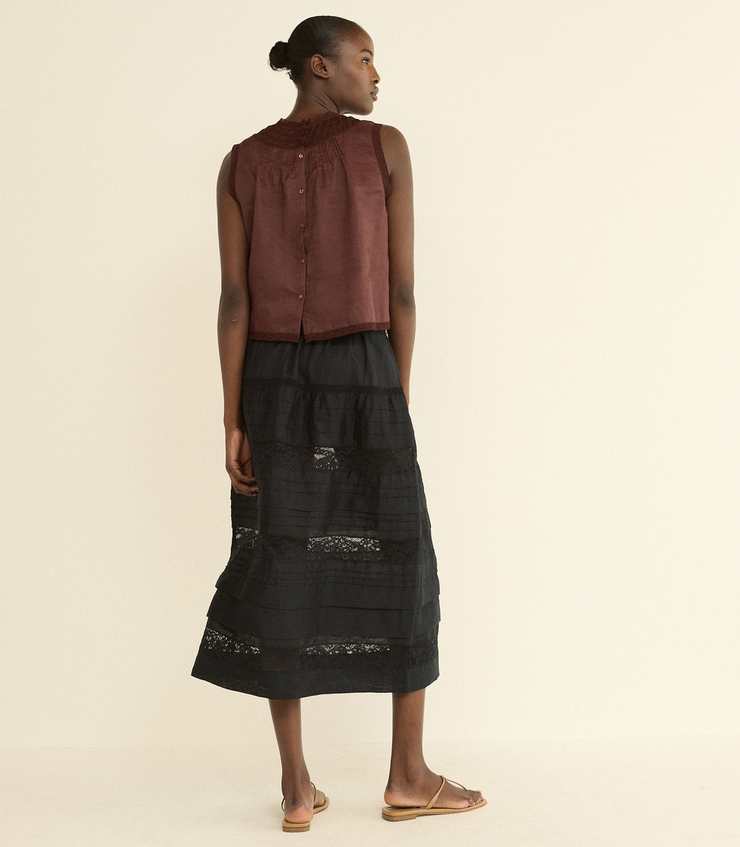 LILETTA TOP -- DAHLIA