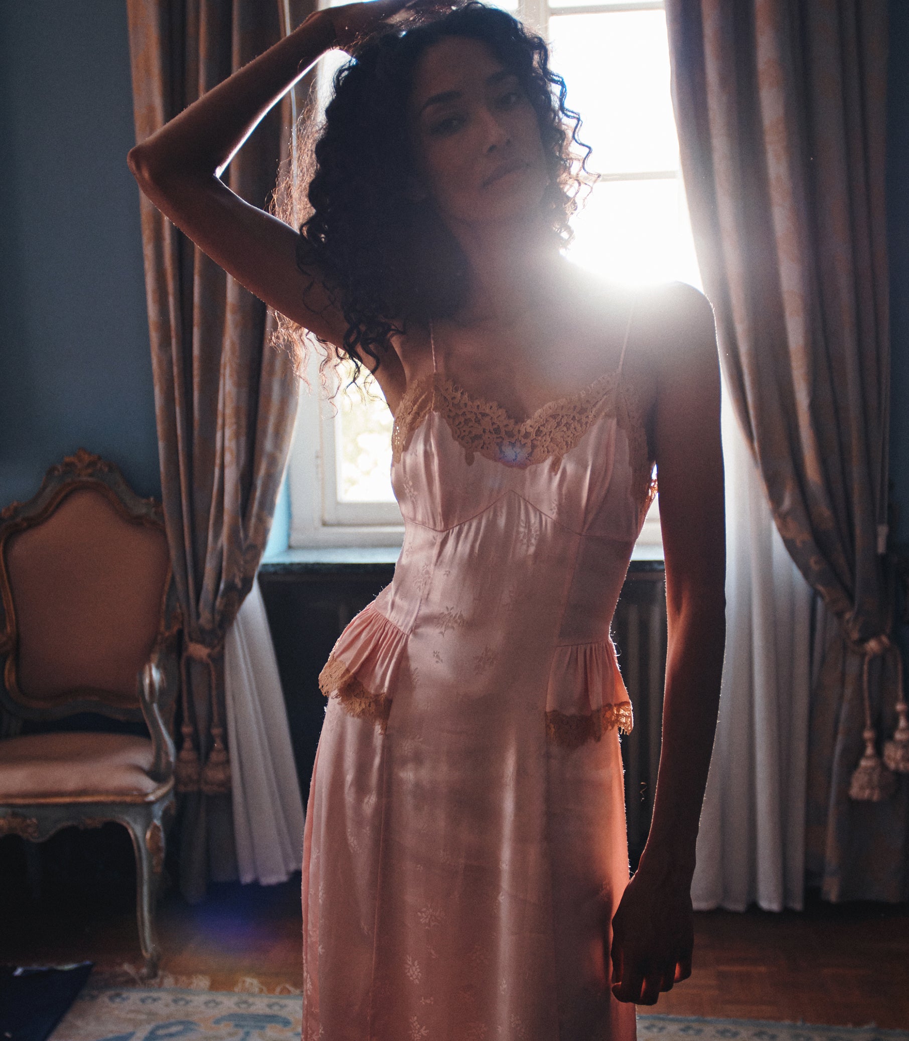 LISE DRESS -- NECTARINE view 5
