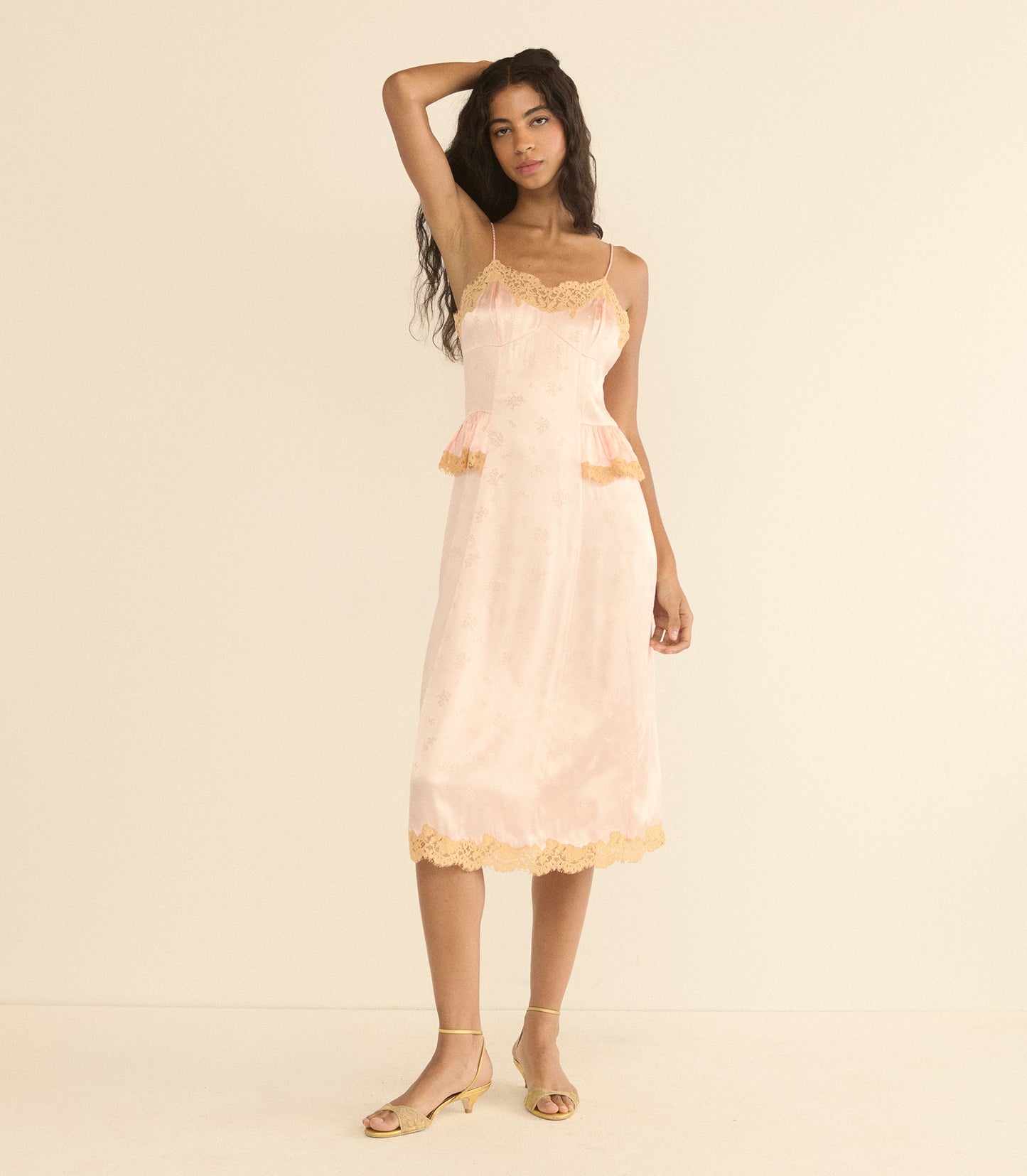 LISE DRESS -- NECTARINE
