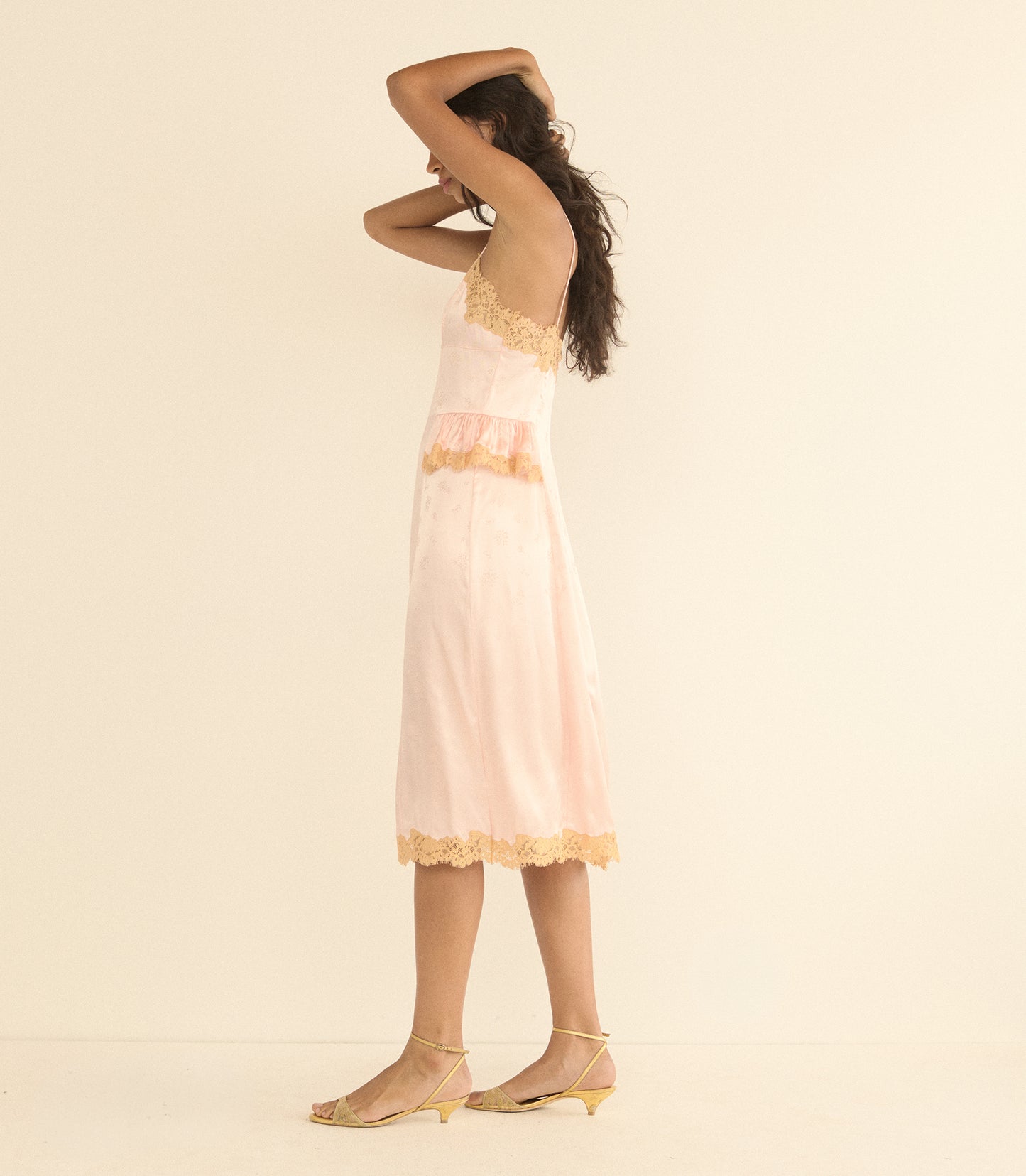 LISE DRESS -- NECTARINE