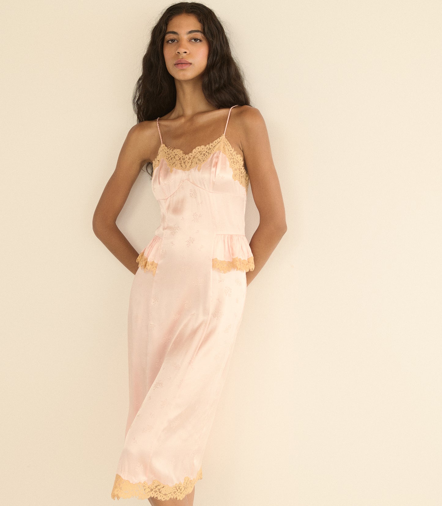 LISE DRESS -- NECTARINE