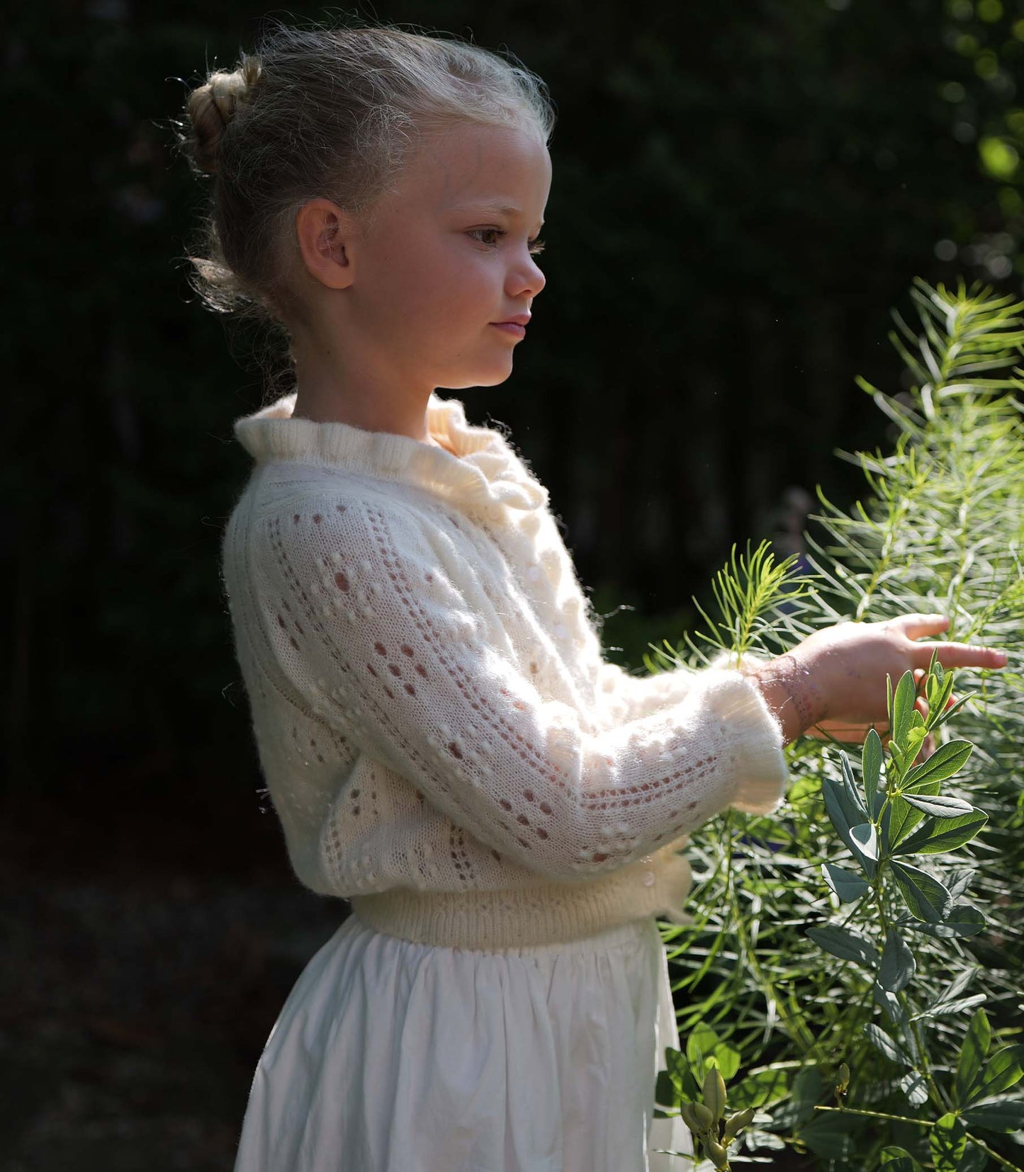 LITTLE CLAUDIE CARDIGAN -- IVORY