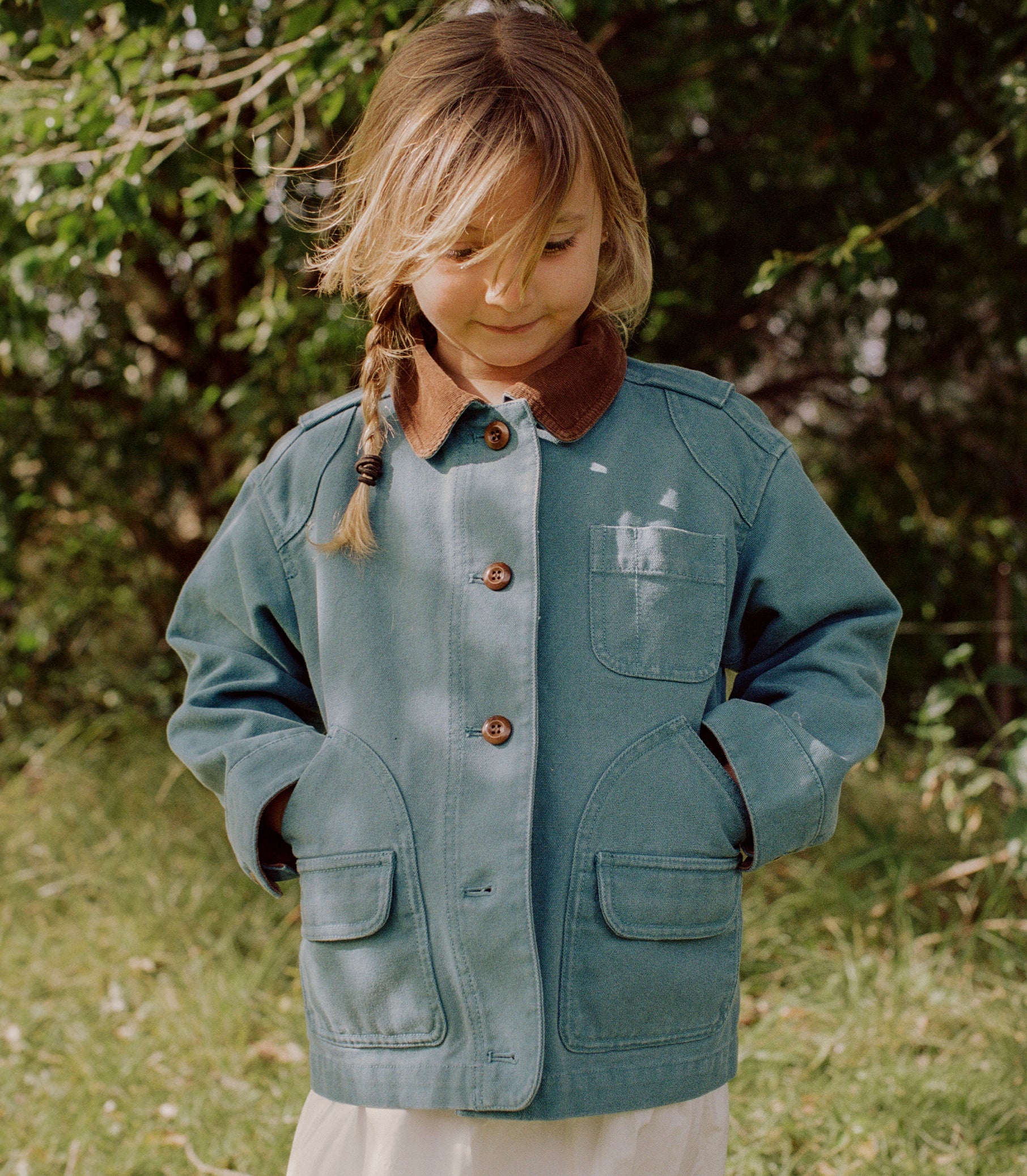 LITTLE PASCUAL JACKET -- CASPIAN BLUE view 3
