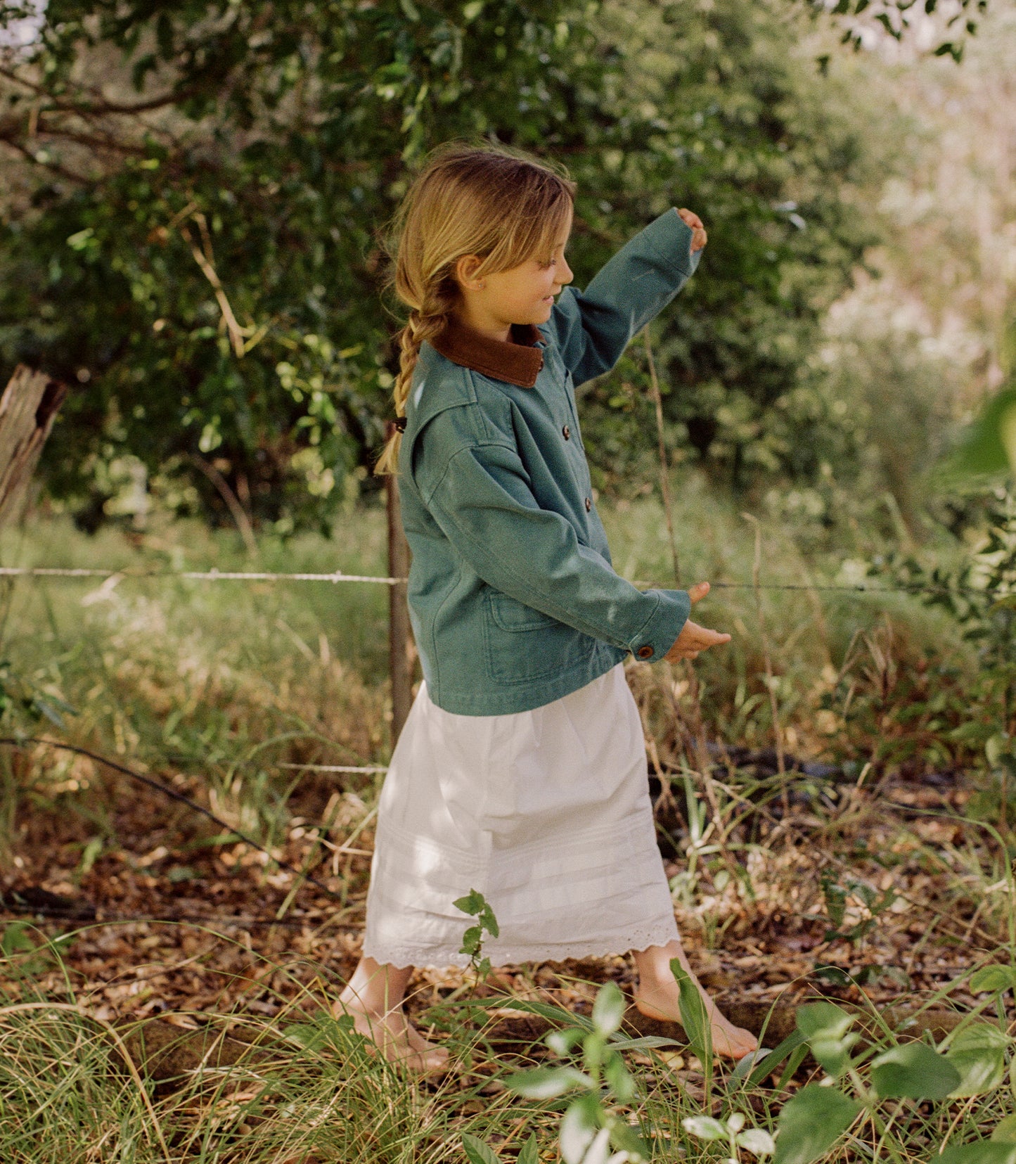 LITTLE PASCUAL JACKET -- CASPIAN BLUE