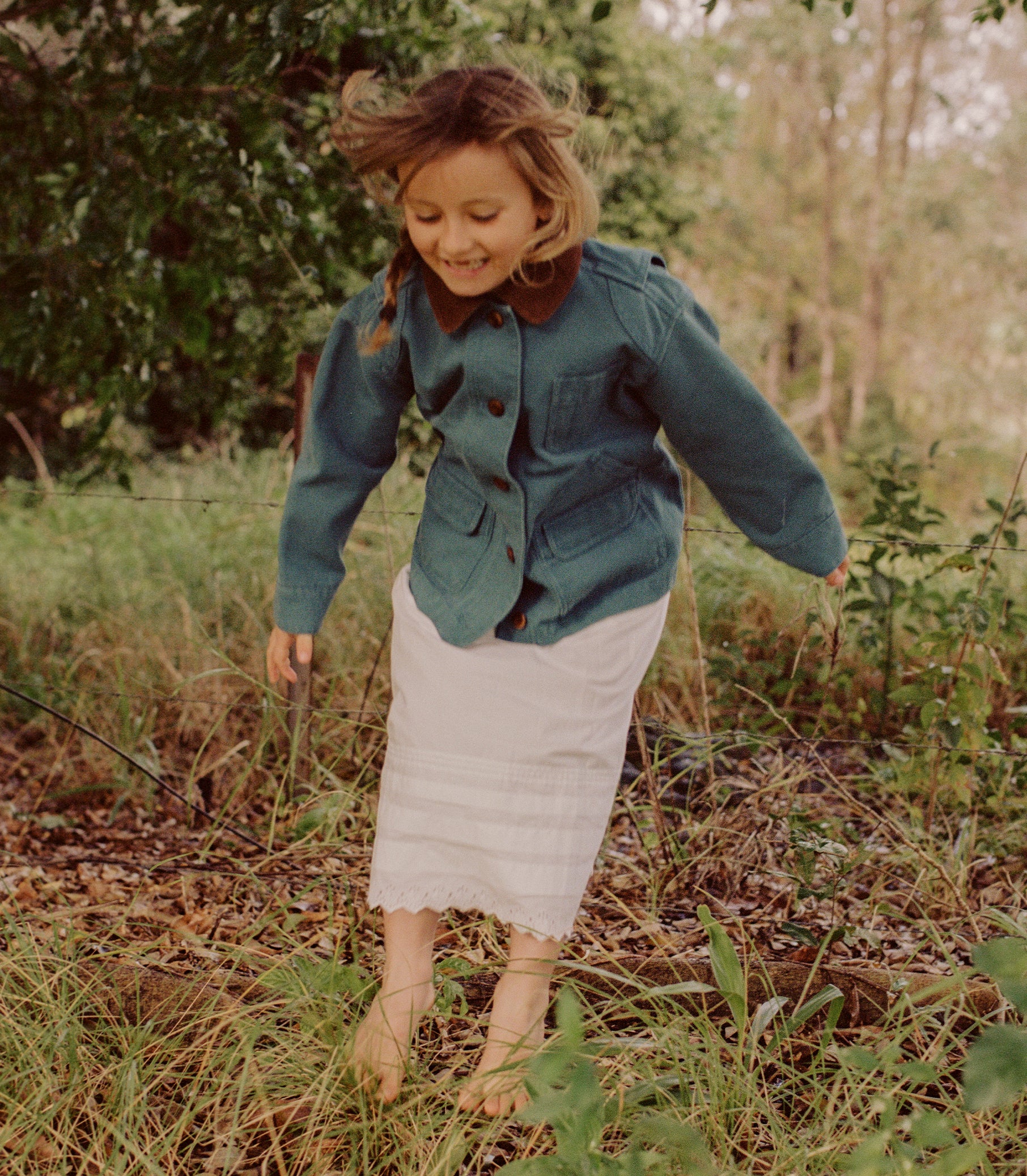 LITTLE PASCUAL JACKET -- CASPIAN BLUE view 5
