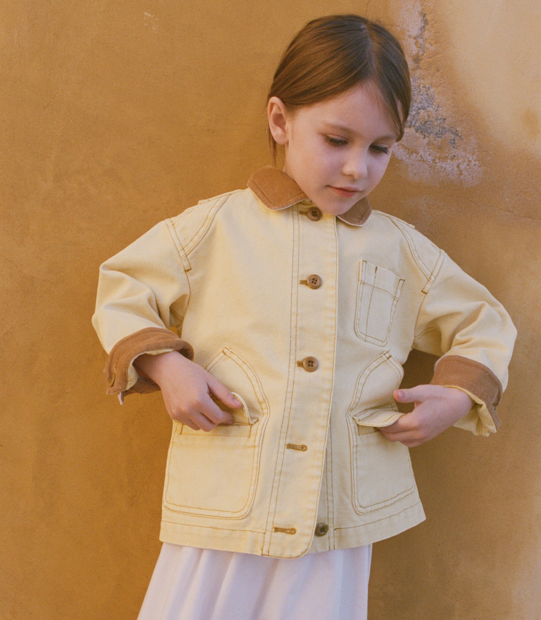LITTLE PASCUAL JACKET -- STRAW view 3
