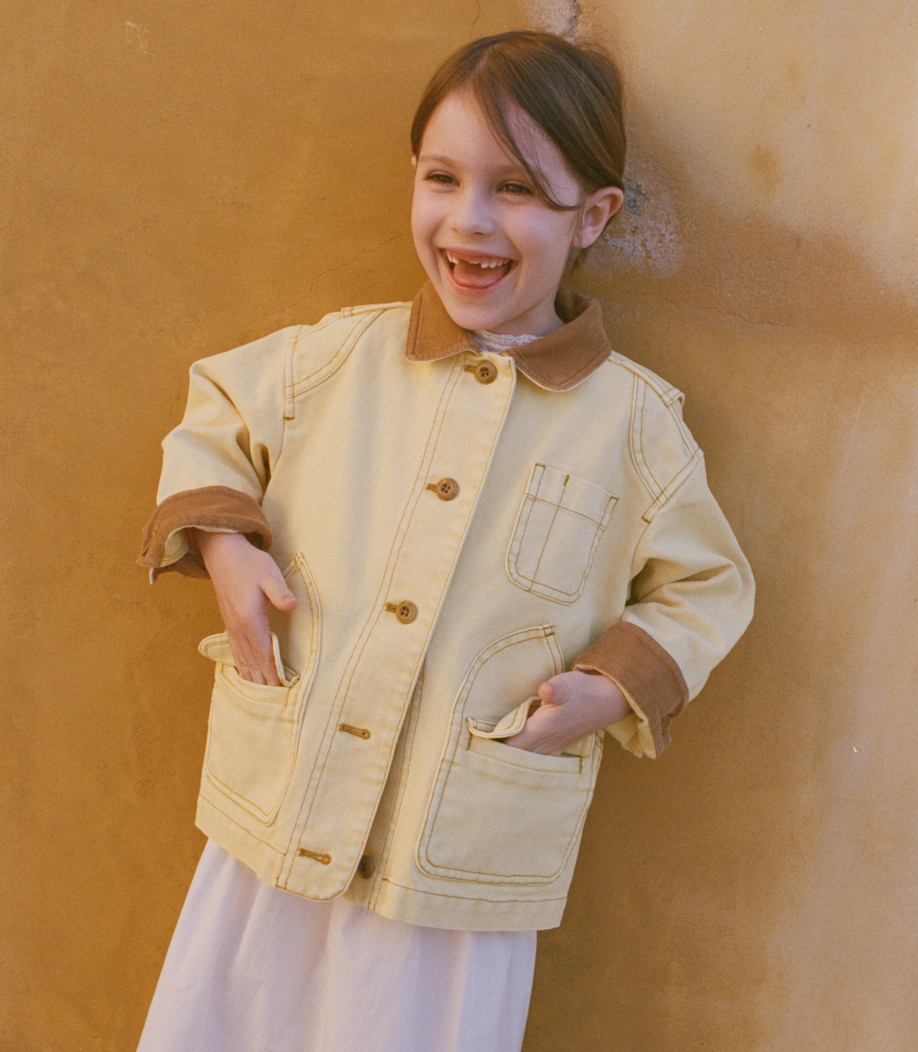LITTLE PASCUAL JACKET -- STRAW view 1
