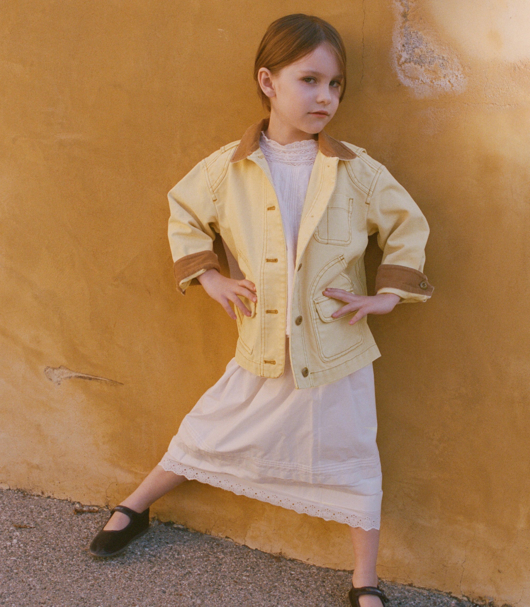 LITTLE PASCUAL JACKET -- STRAW view 2
